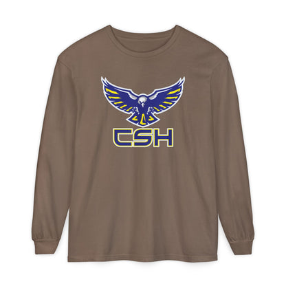 Garment-Dyed Long Sleeve Tee