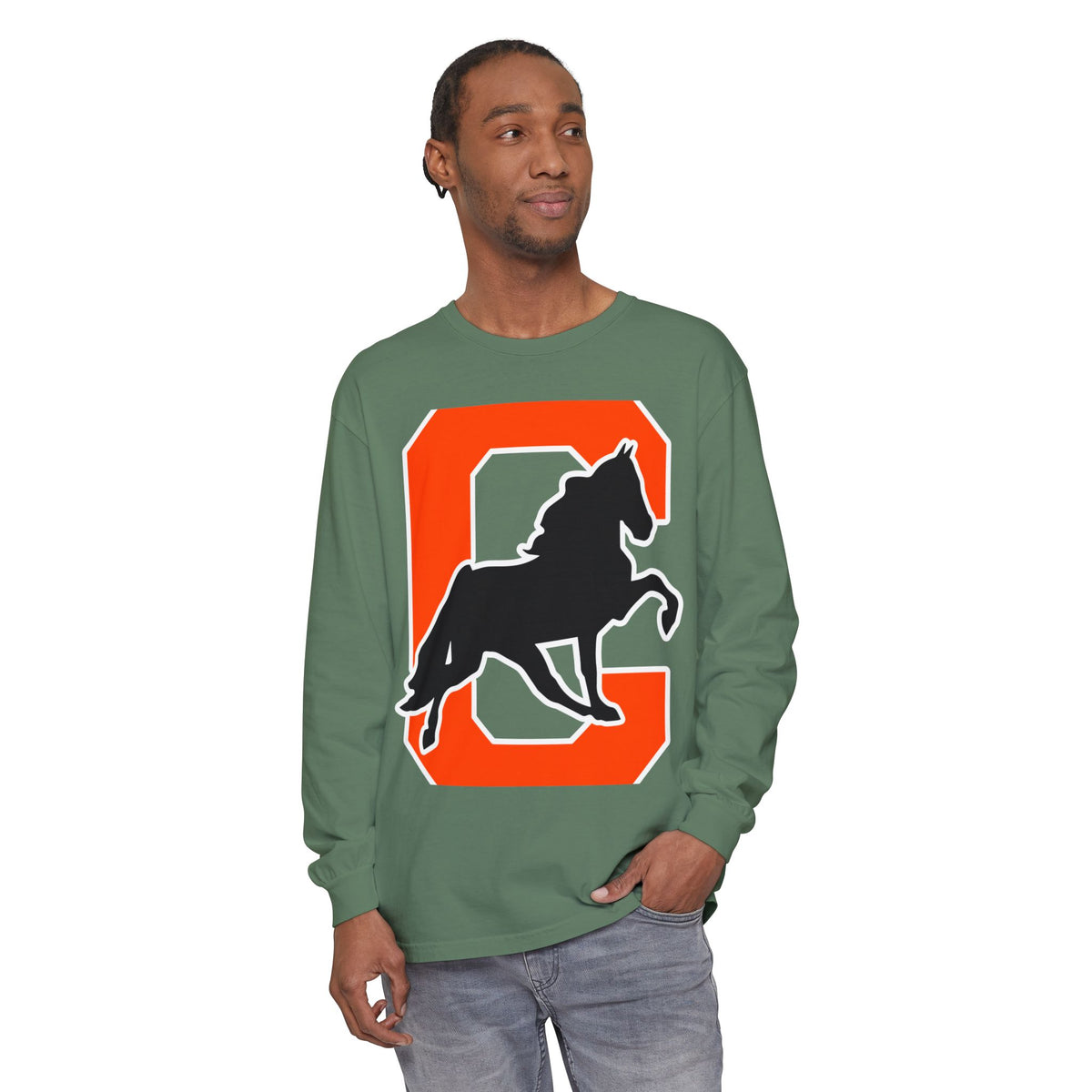 Garment-Dyed Long Sleeve Tee
