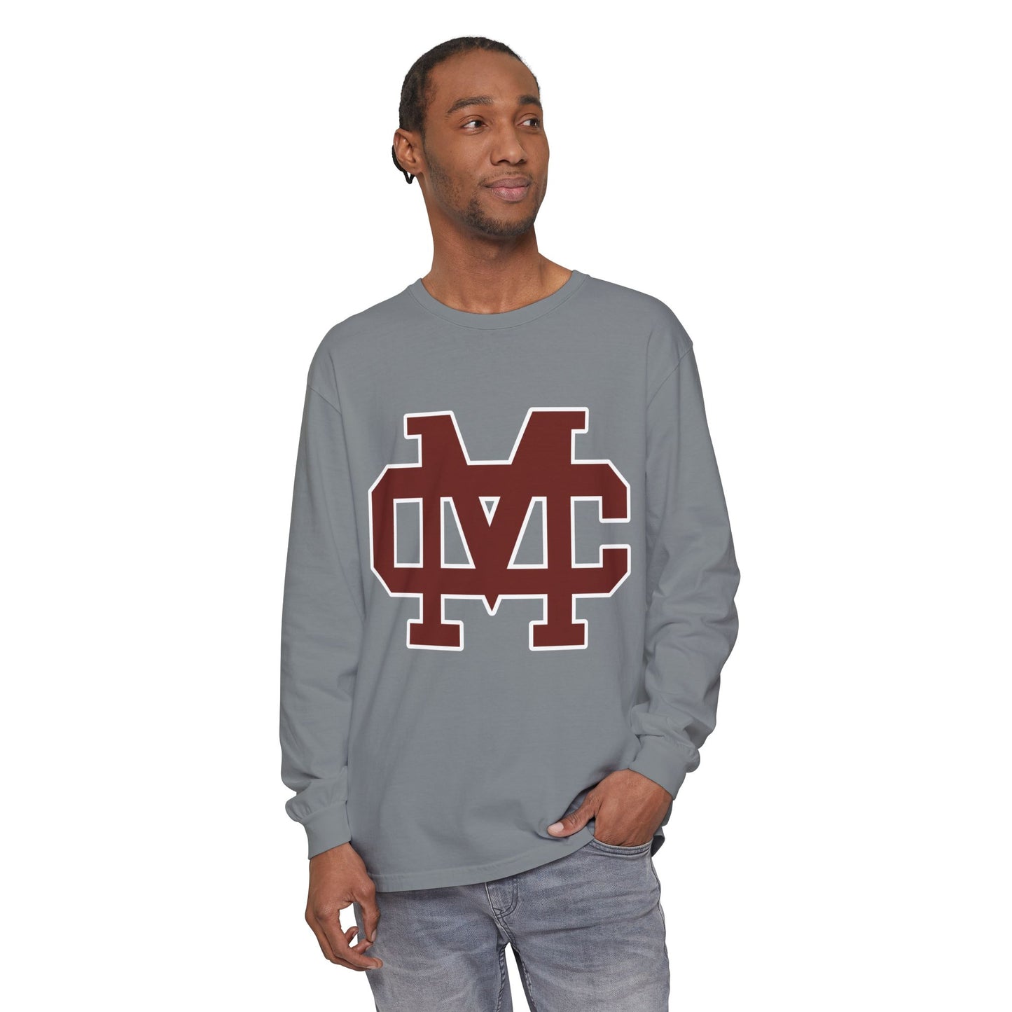 Garment-Dyed Long Sleeve Tee
