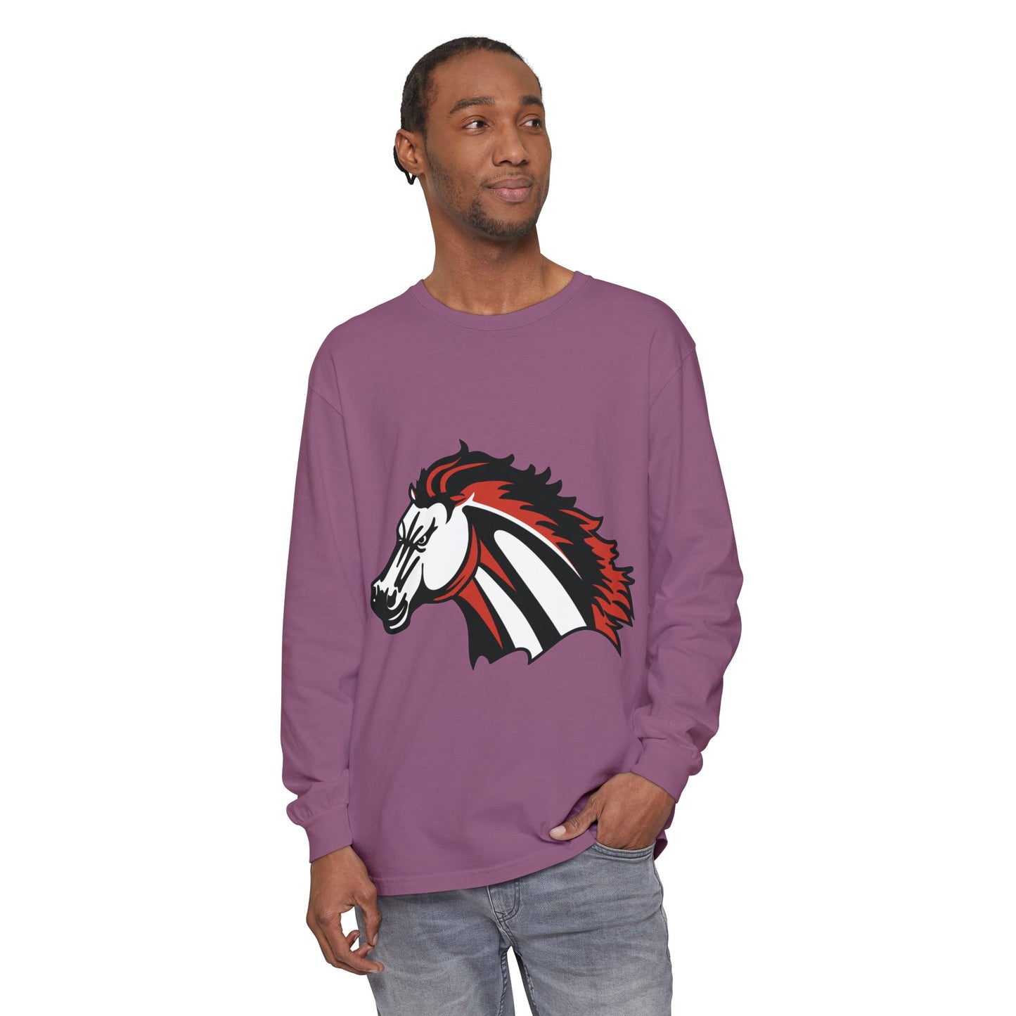 Garment-Dyed Long Sleeve Tee