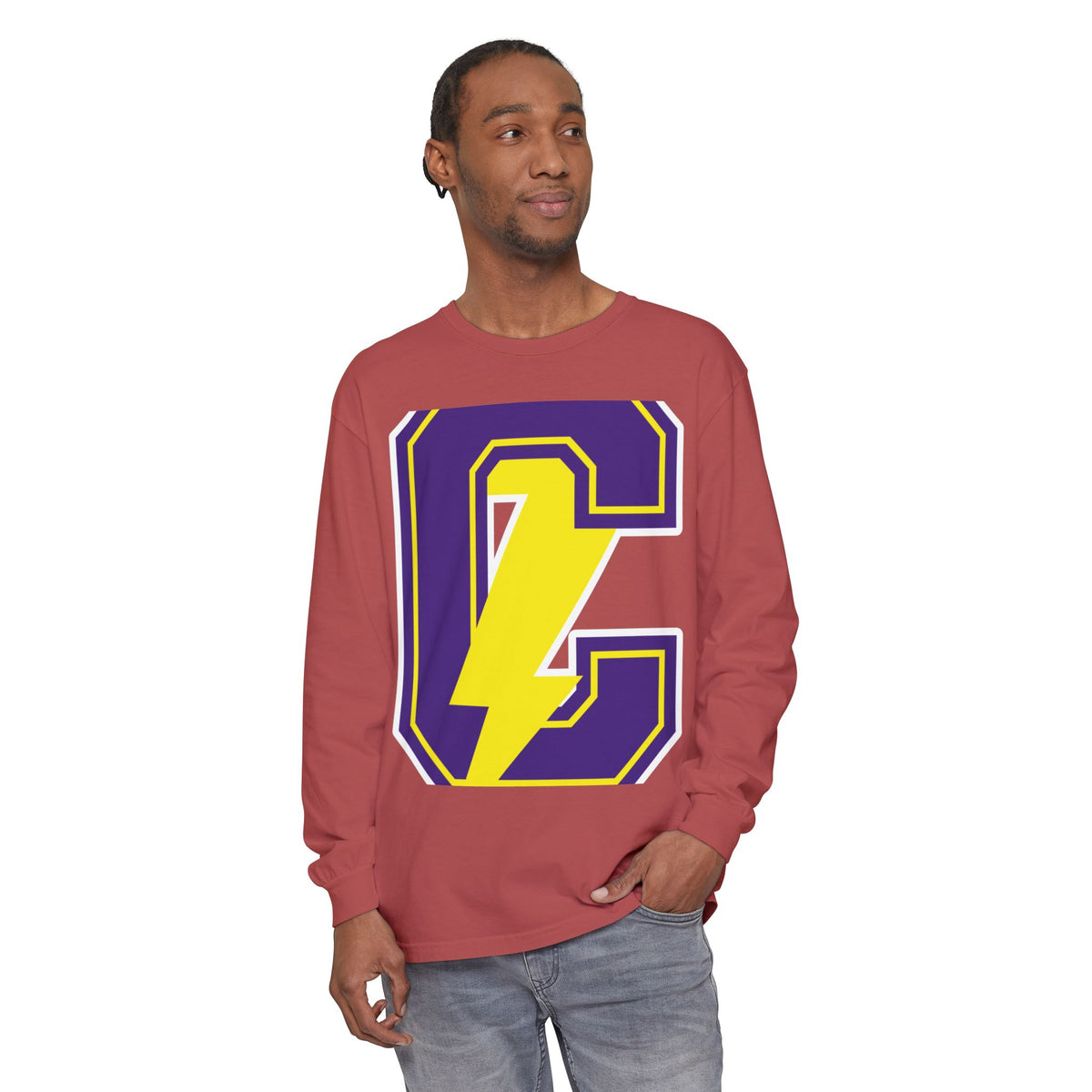 Garment-Dyed Long Sleeve Tee