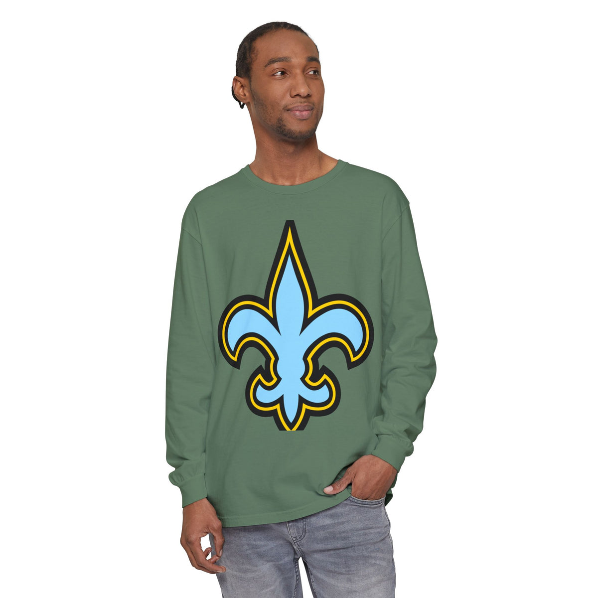 Garment-Dyed Long Sleeve Tee
