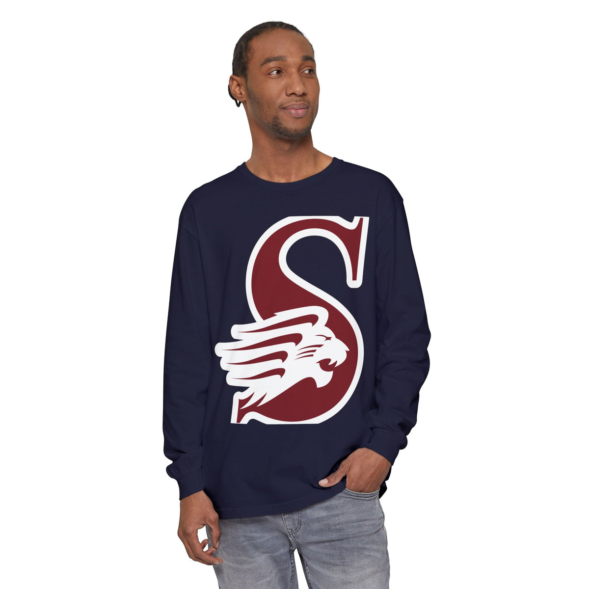Garment-Dyed Long Sleeve Tee
