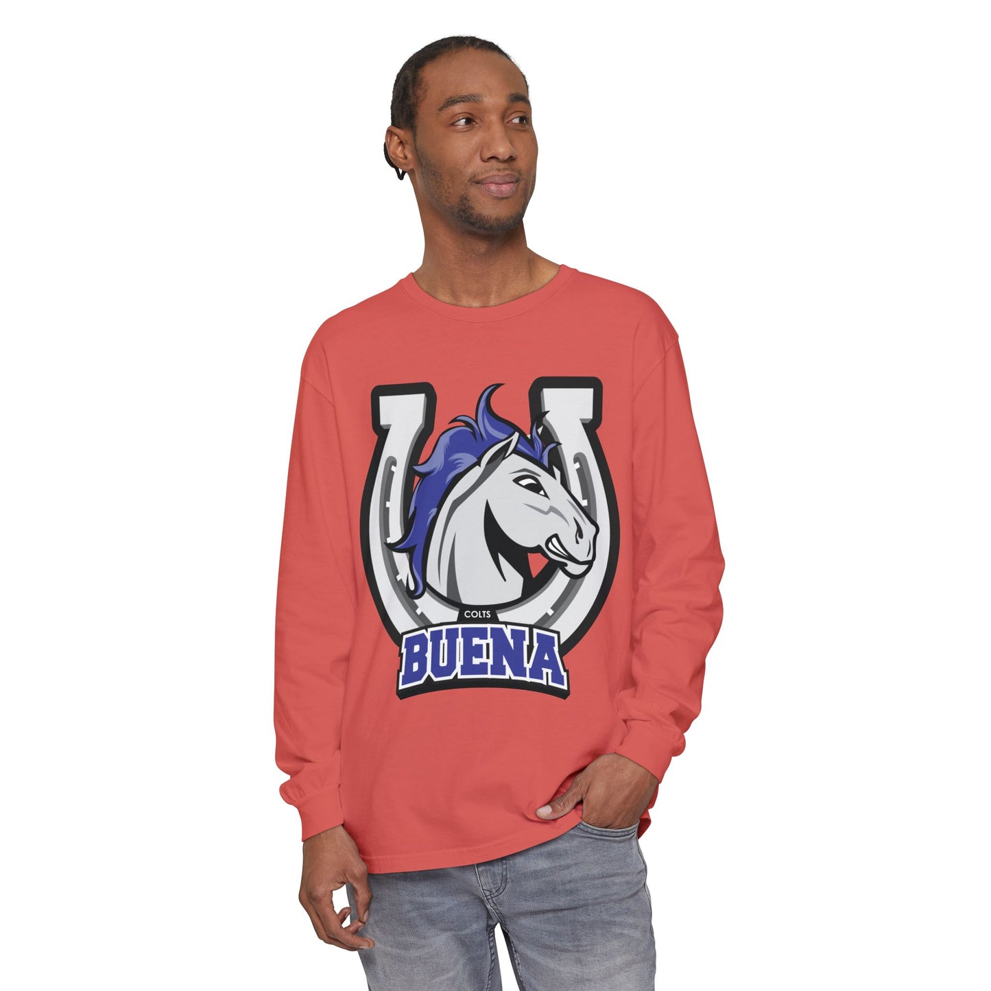 Garment-Dyed Long Sleeve Tee