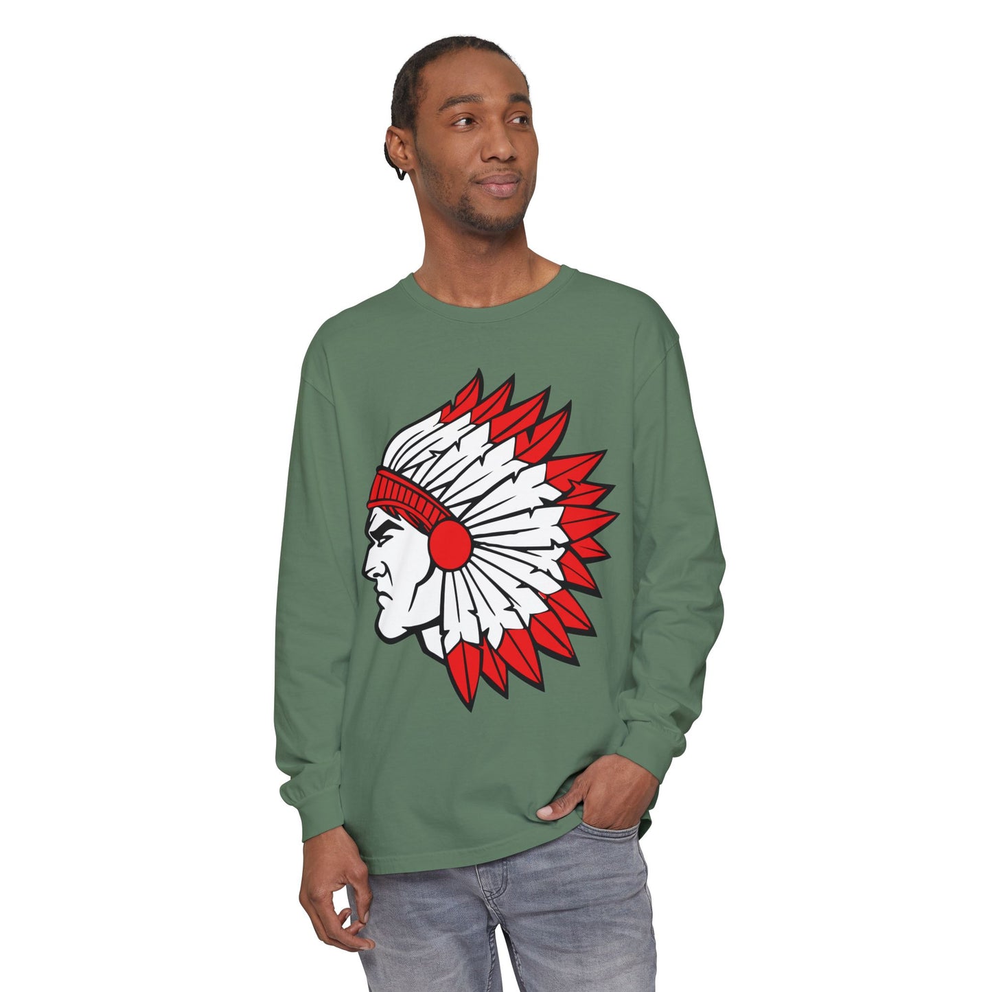 Garment-Dyed Long Sleeve Tee