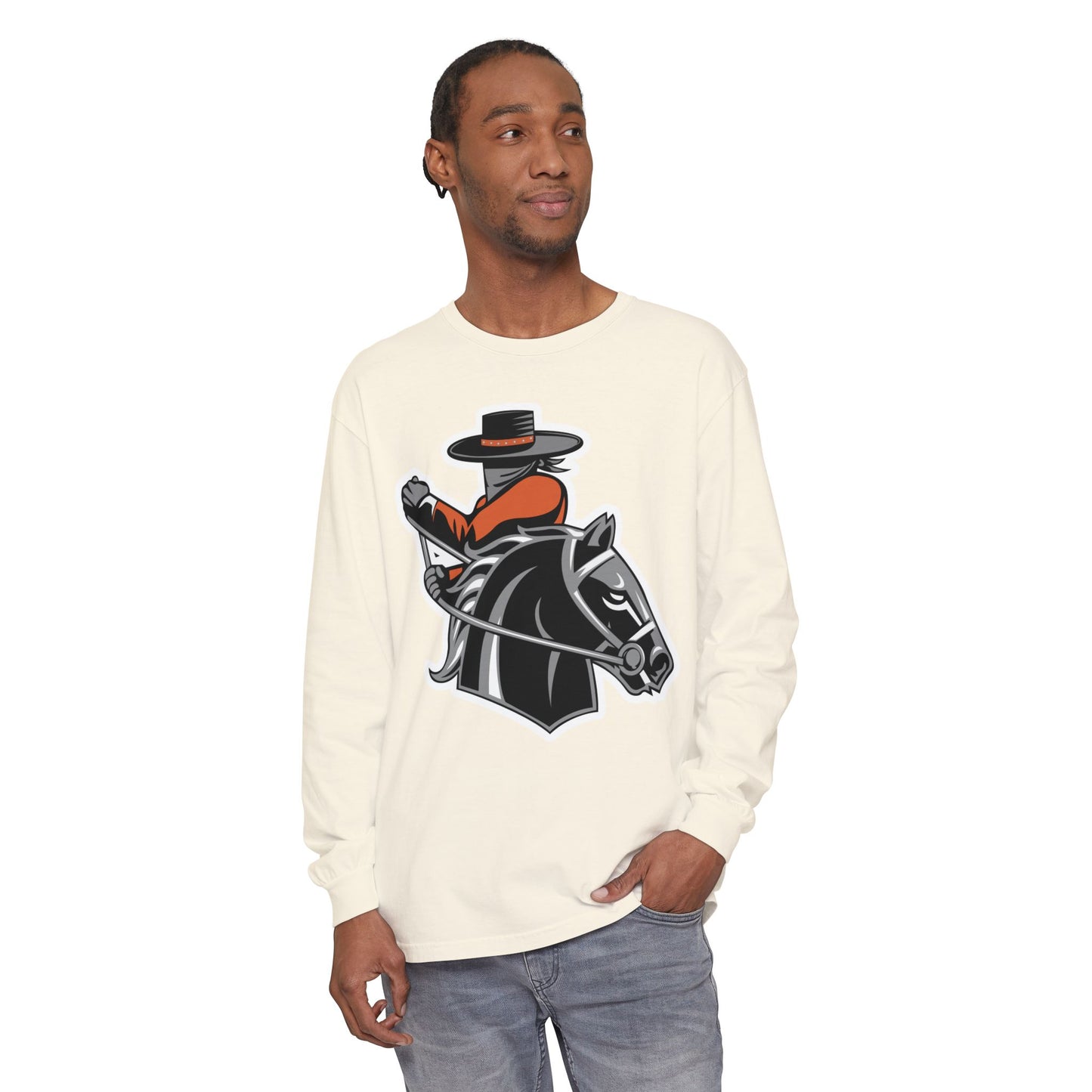 Garment-Dyed Long Sleeve Tee
