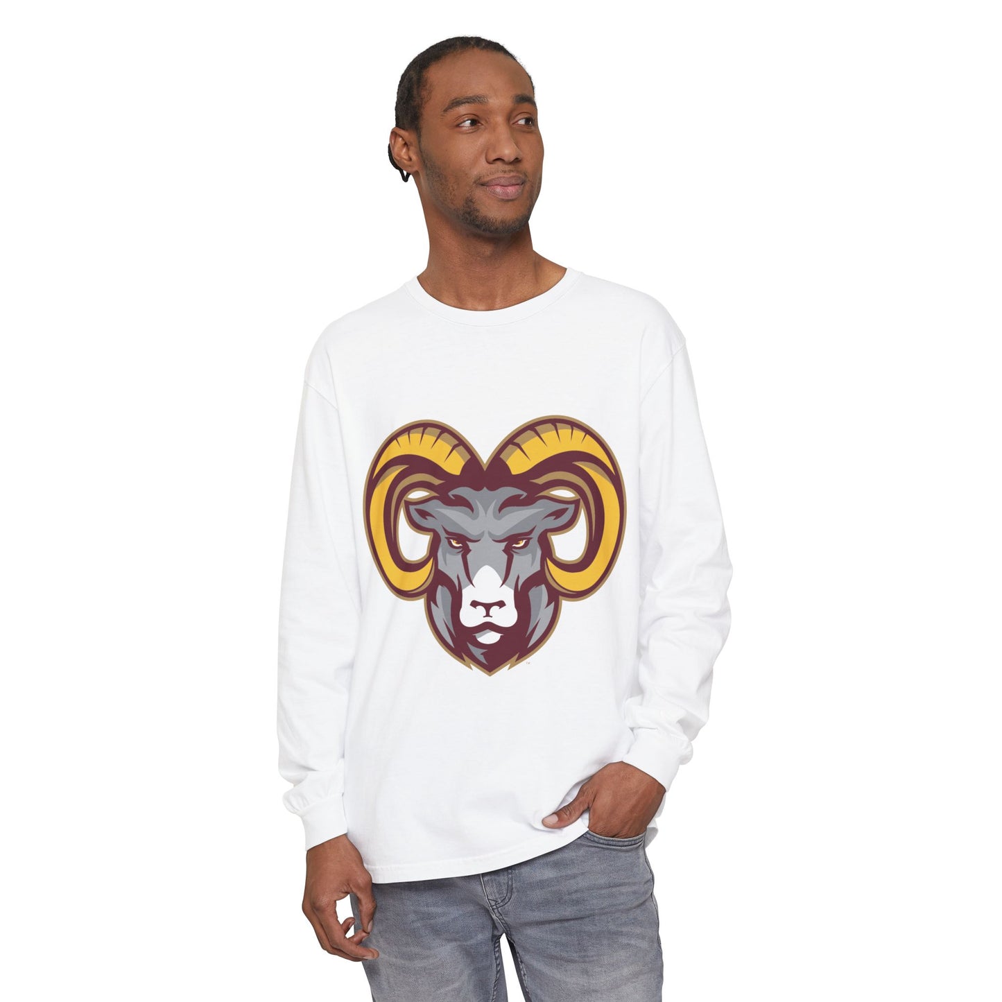 Garment-Dyed Long Sleeve Tee