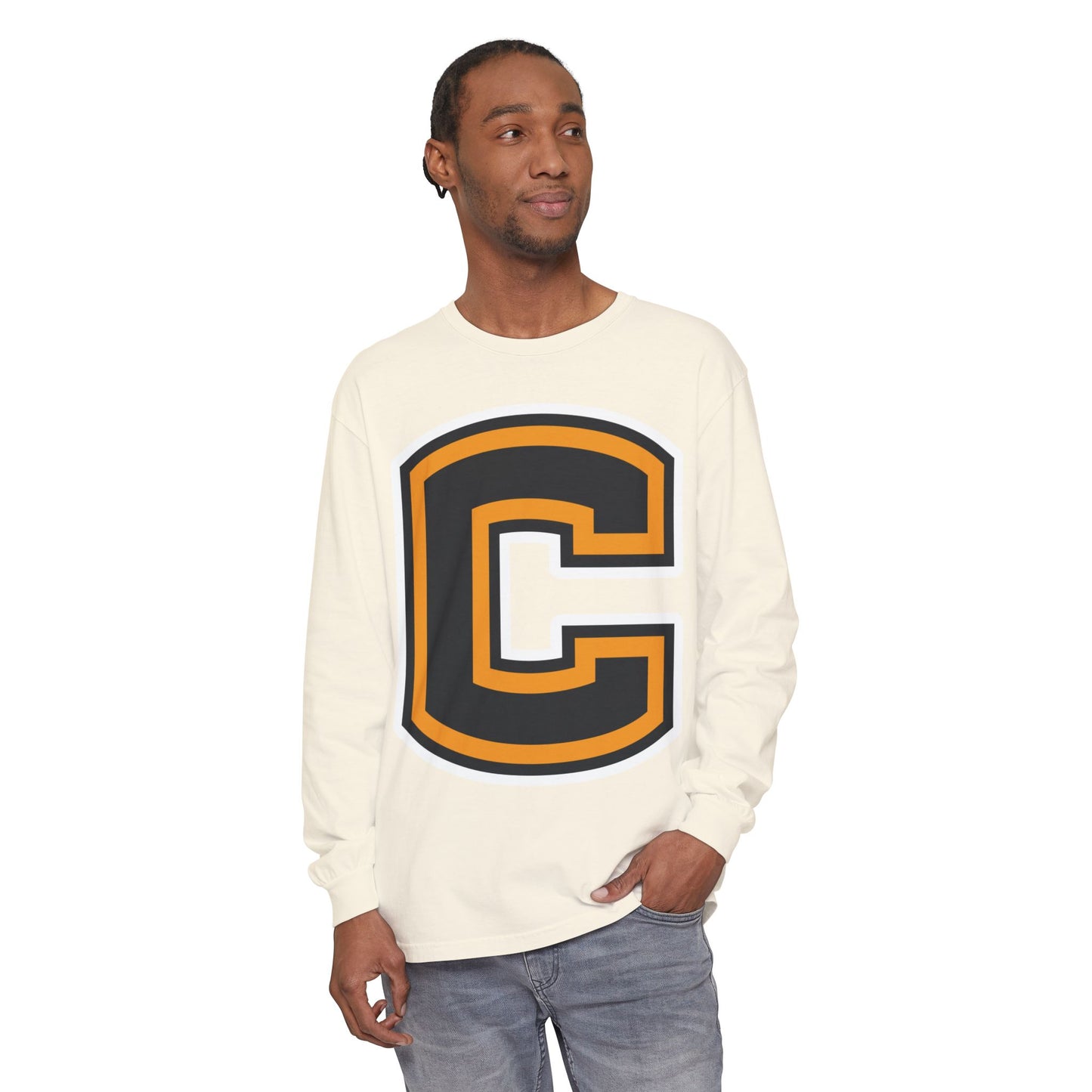 Garment-Dyed Long Sleeve Tee