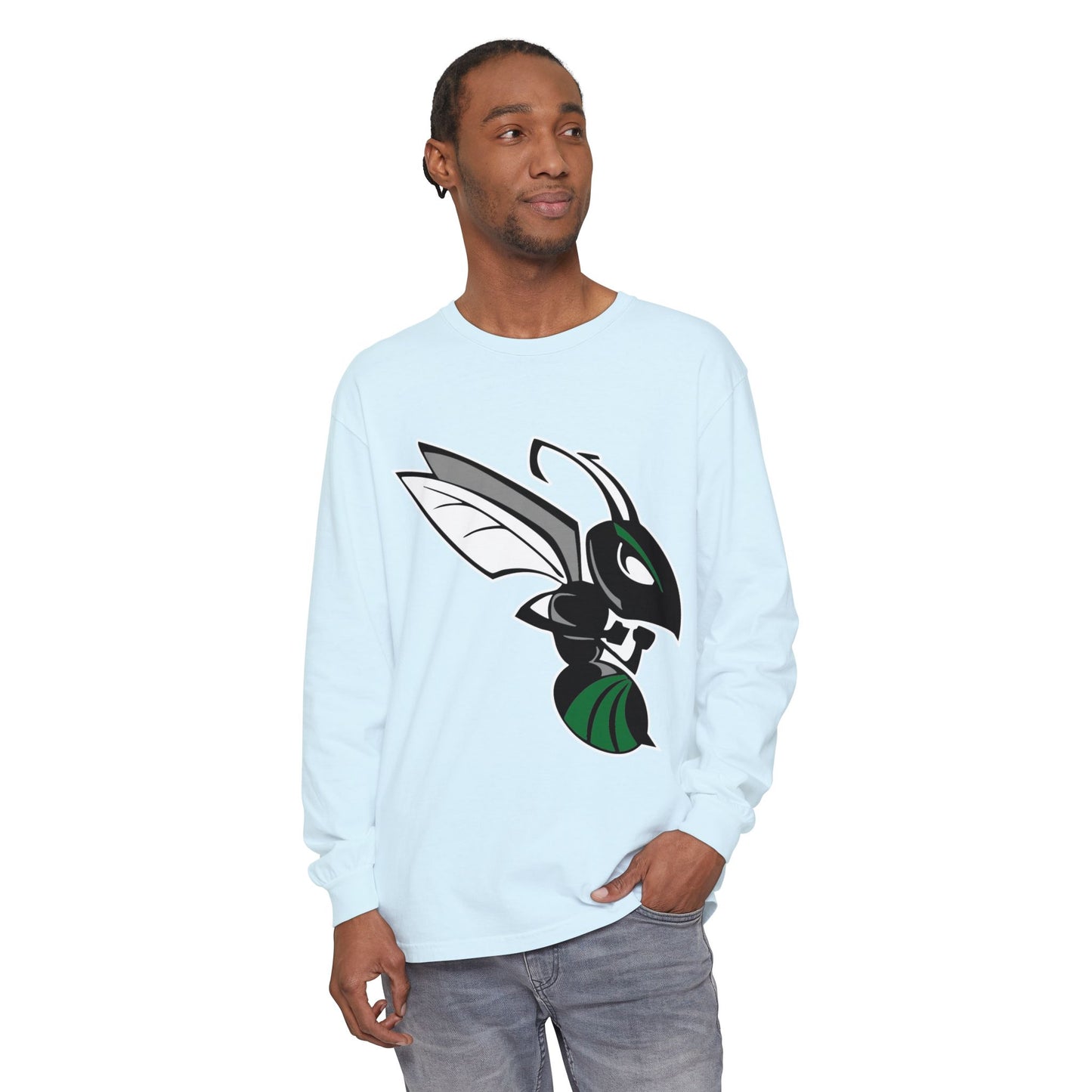 Garment-Dyed Long Sleeve Tee
