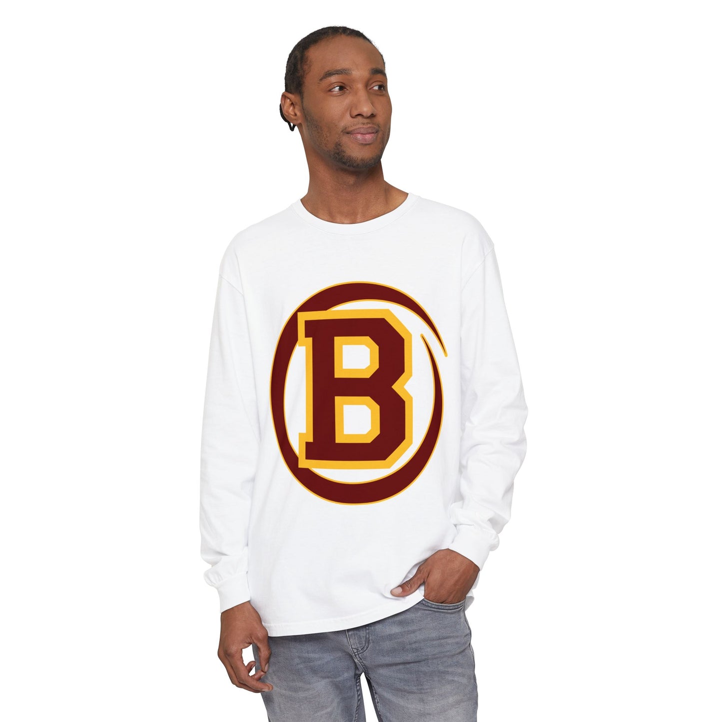Garment-Dyed Long Sleeve Tee