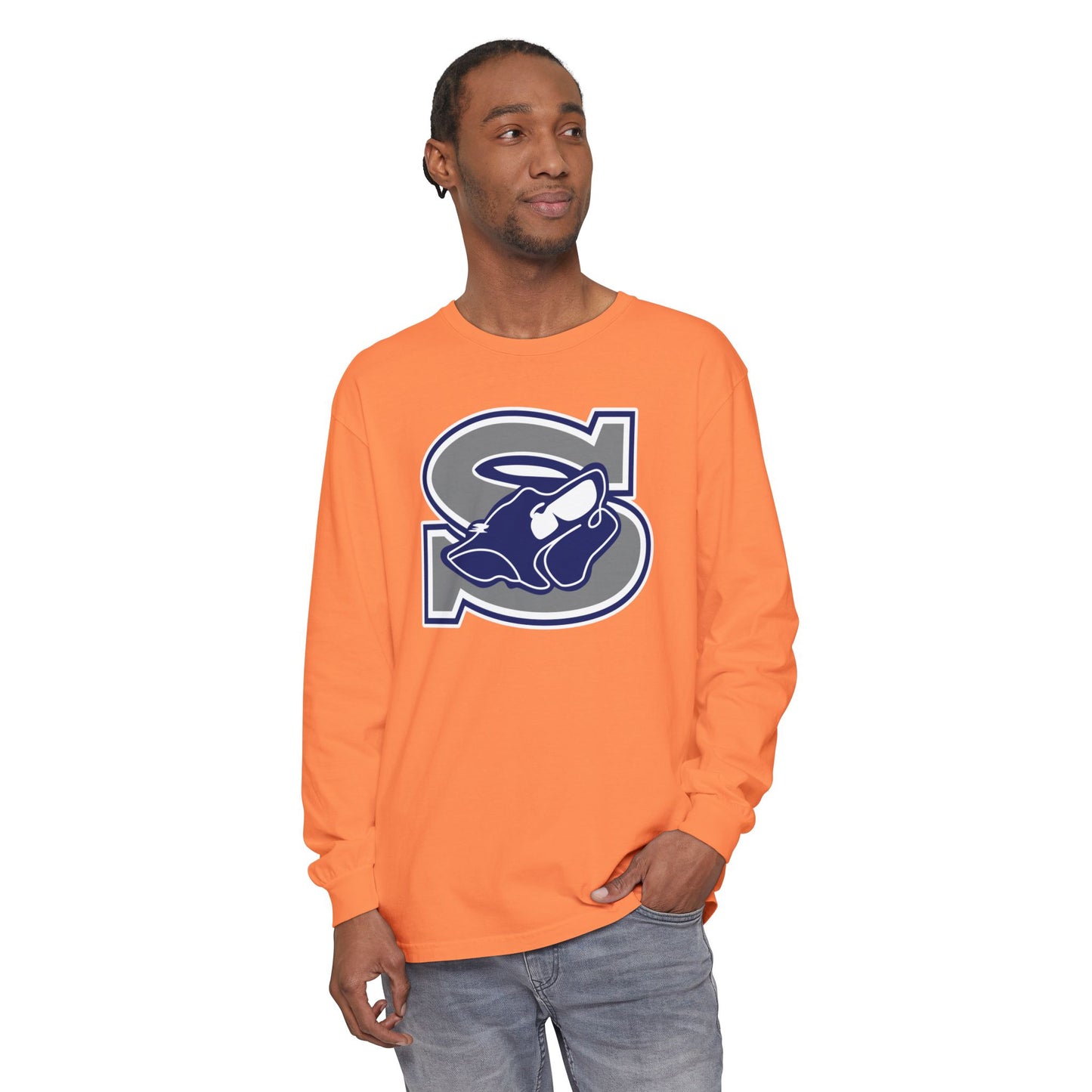 Garment-Dyed Long Sleeve Tee