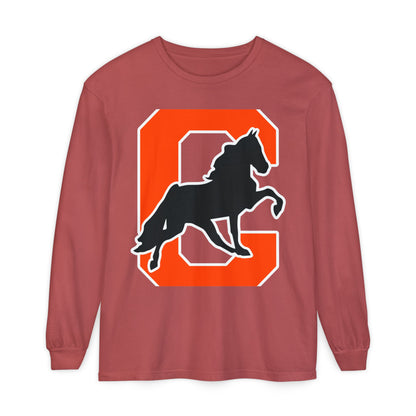 Garment-Dyed Long Sleeve Tee