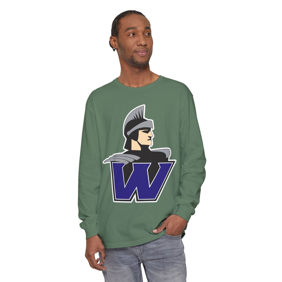 Garment-Dyed Long Sleeve Tee
