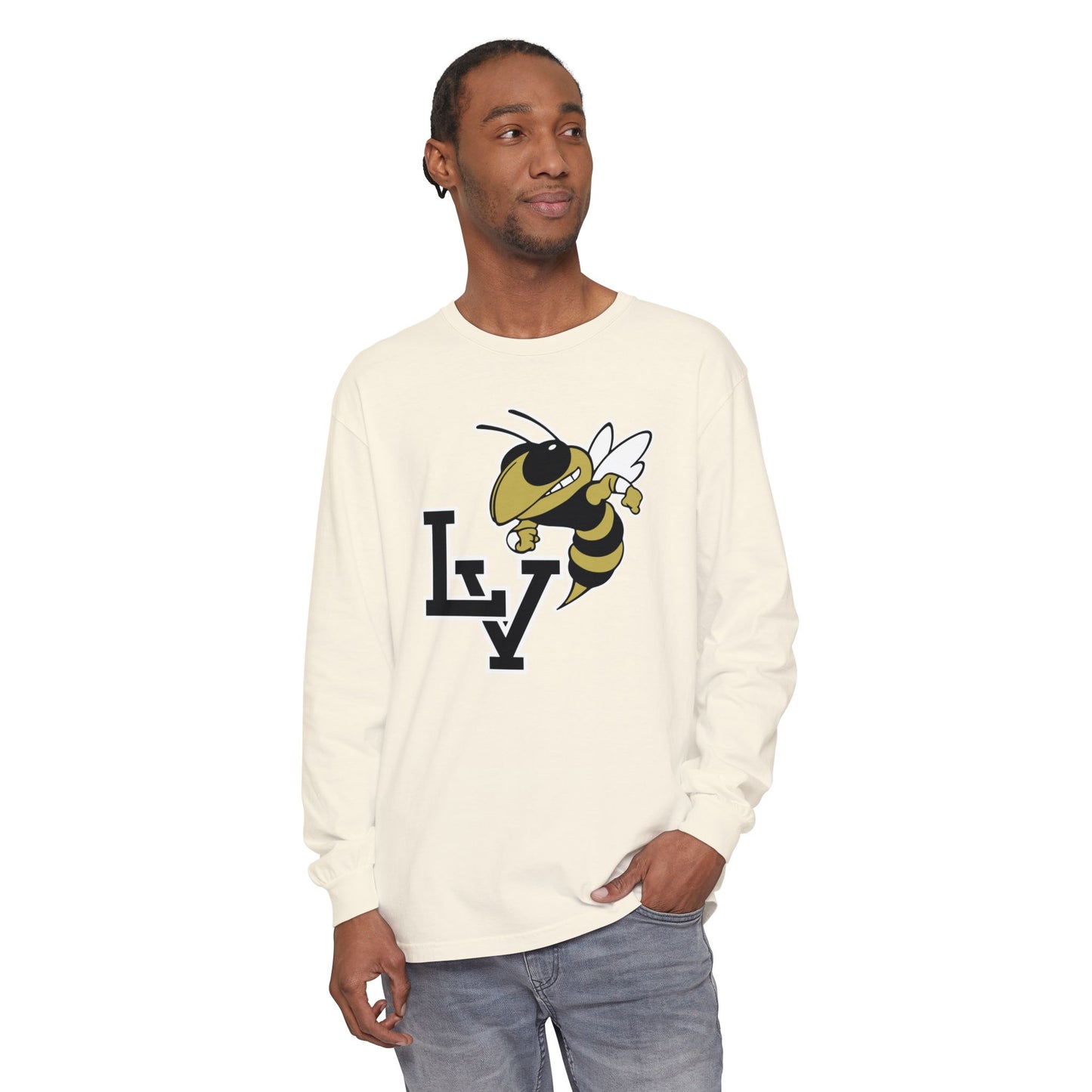Garment-Dyed Long Sleeve Tee