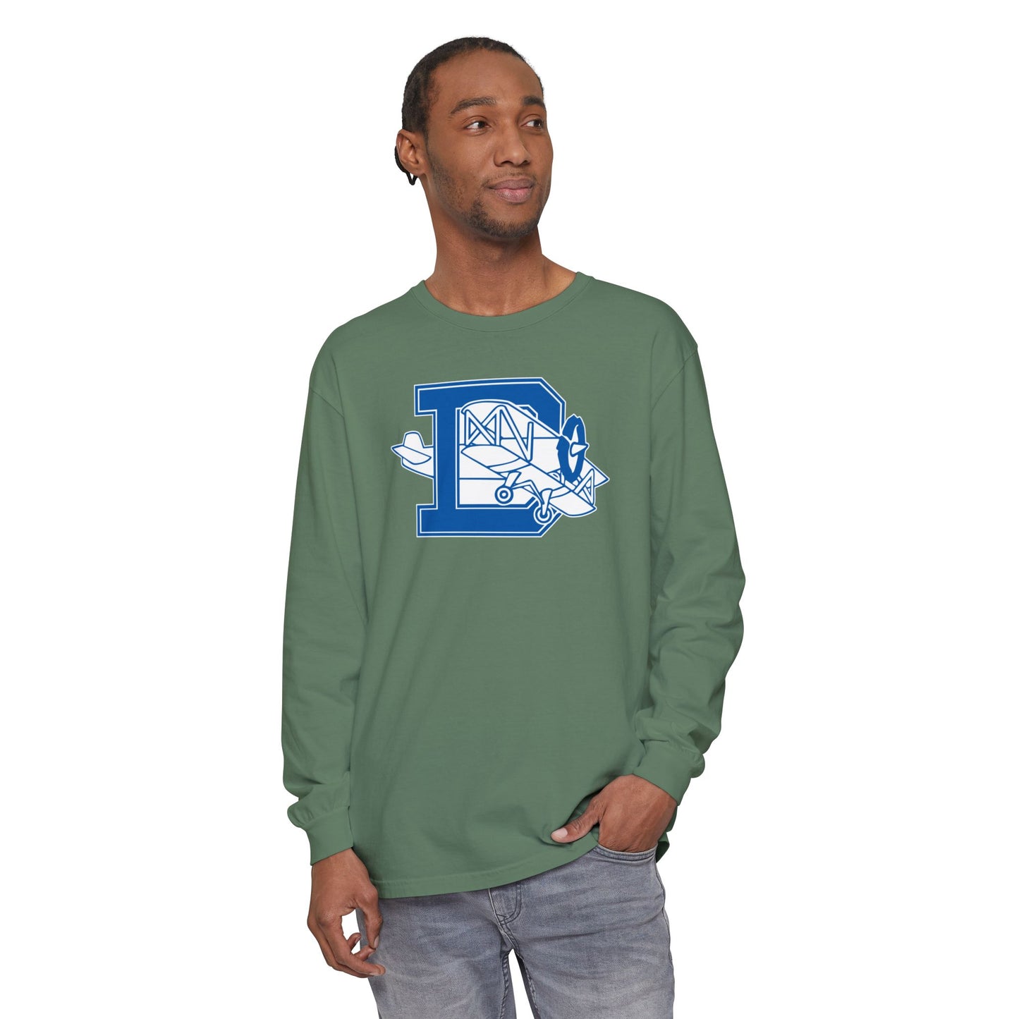 Garment-Dyed Long Sleeve Tee