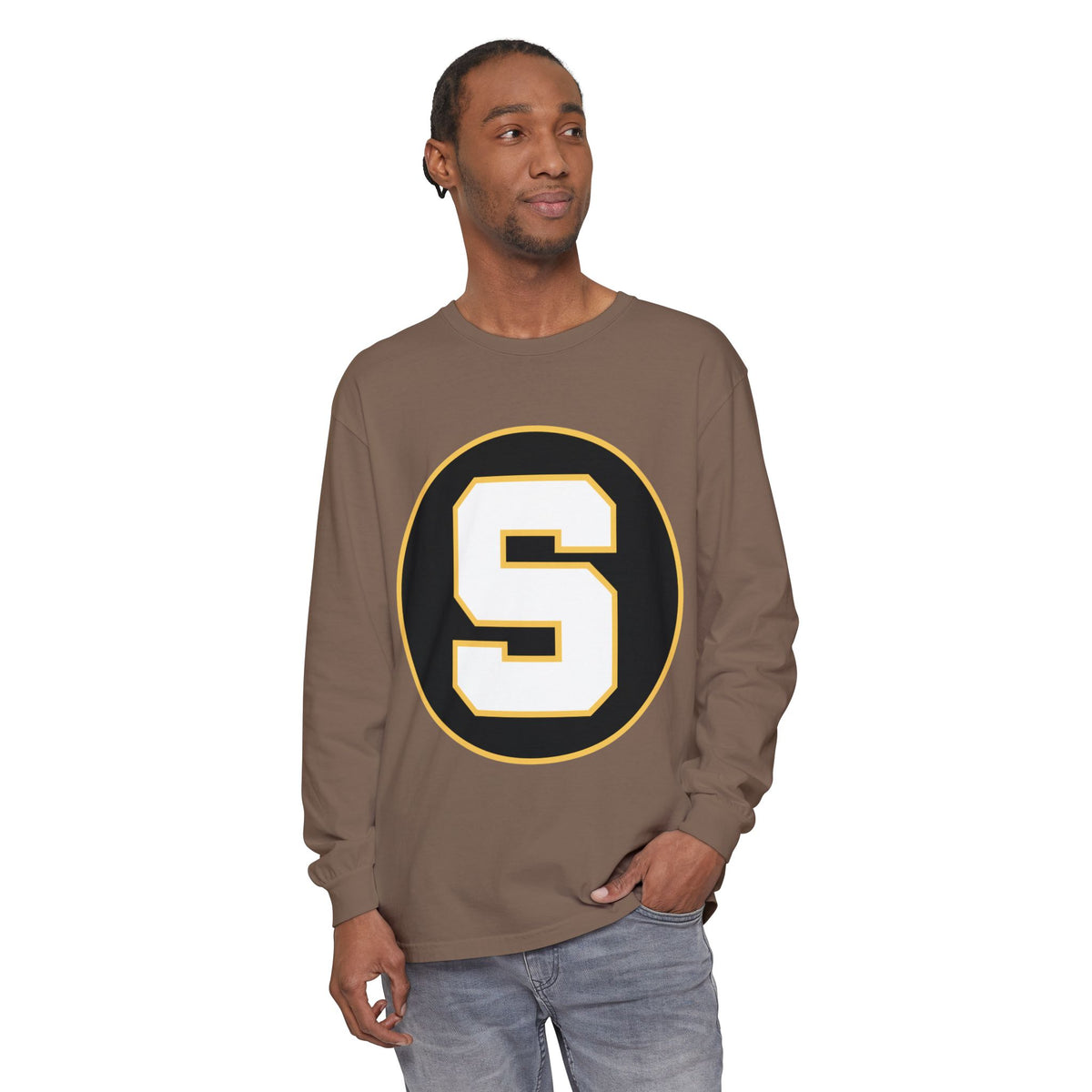 Garment-Dyed Long Sleeve Tee