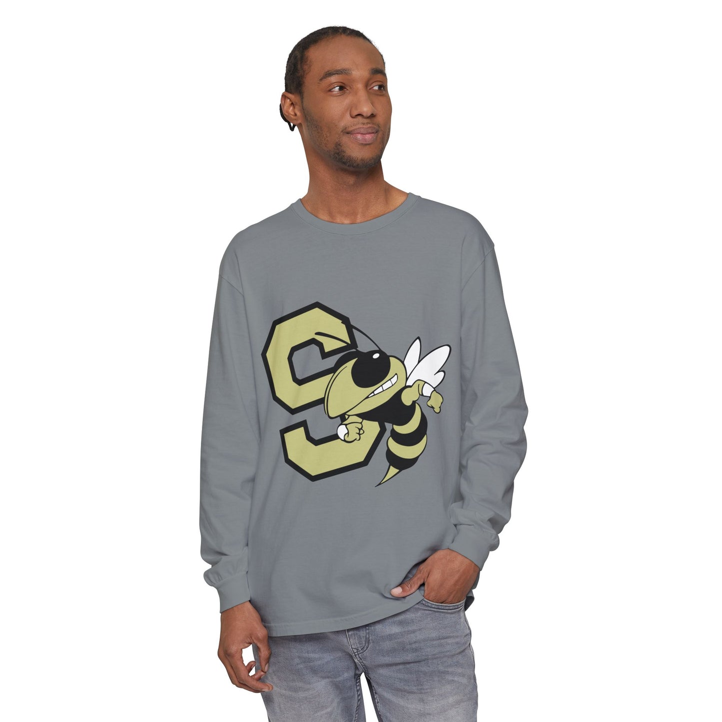 Garment-Dyed Long Sleeve Tee