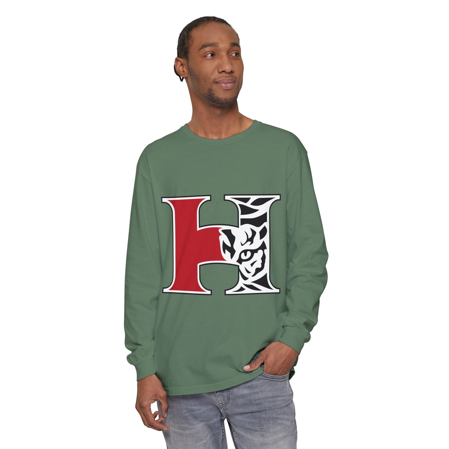 Garment-Dyed Long Sleeve Tee