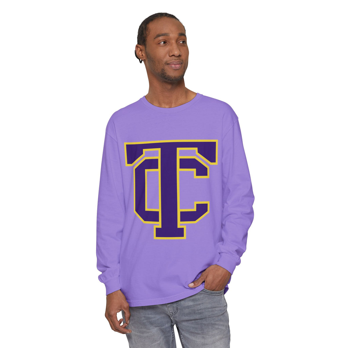 Garment-Dyed Long Sleeve Tee