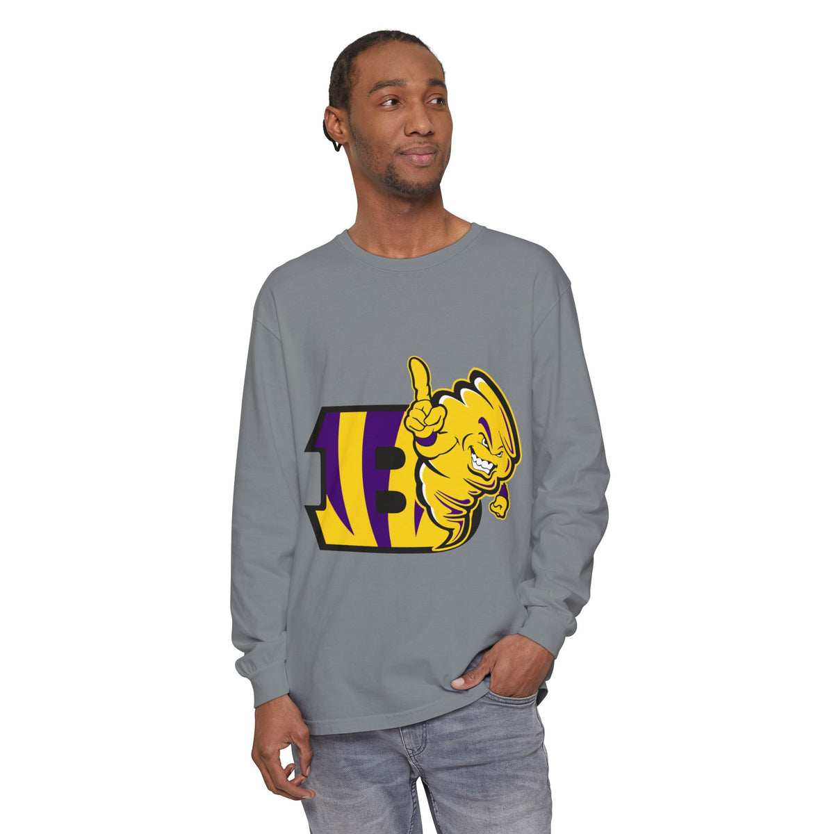 Garment-Dyed Long Sleeve Tee