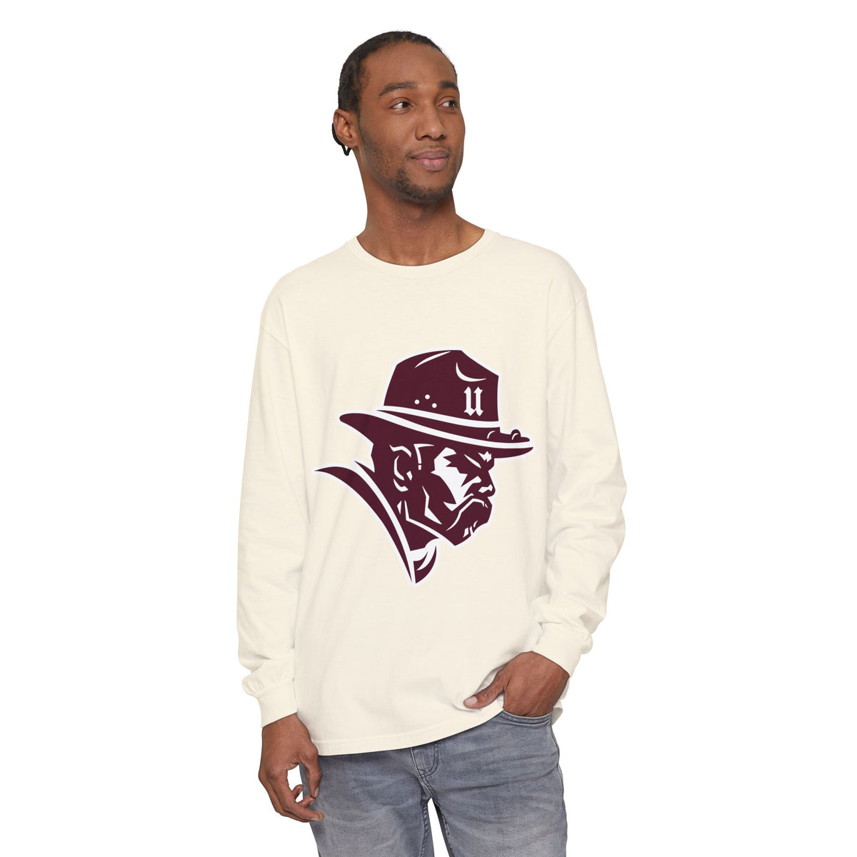 Garment-Dyed Long Sleeve Tee