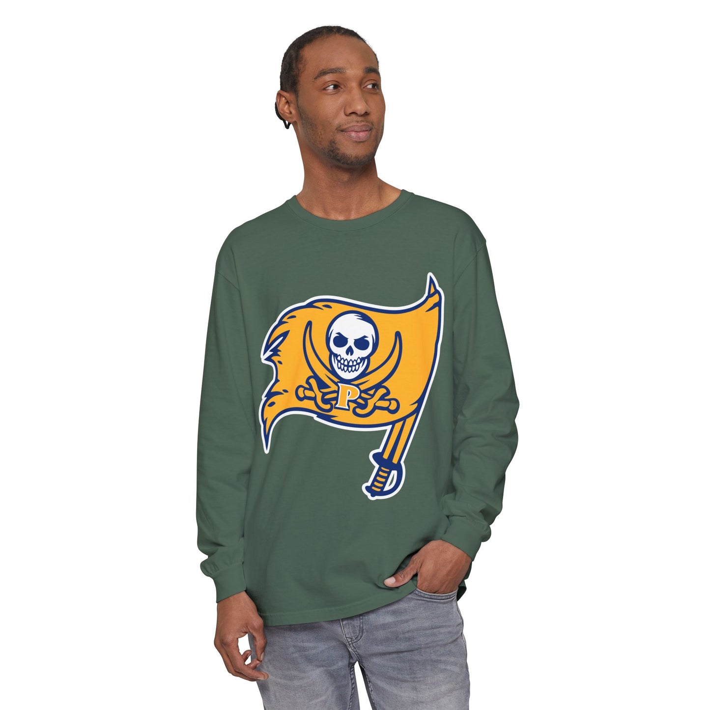 Garment-Dyed Long Sleeve Tee