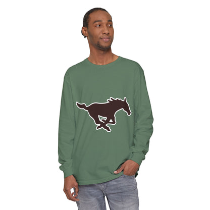 Garment-Dyed Long Sleeve Tee