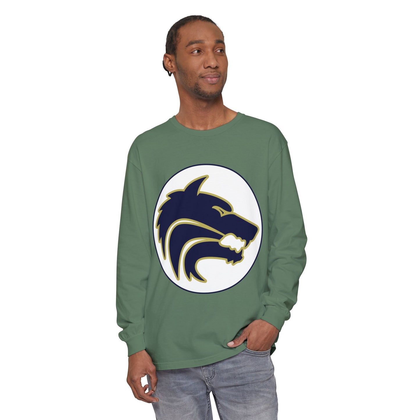 Garment-Dyed Long Sleeve Tee