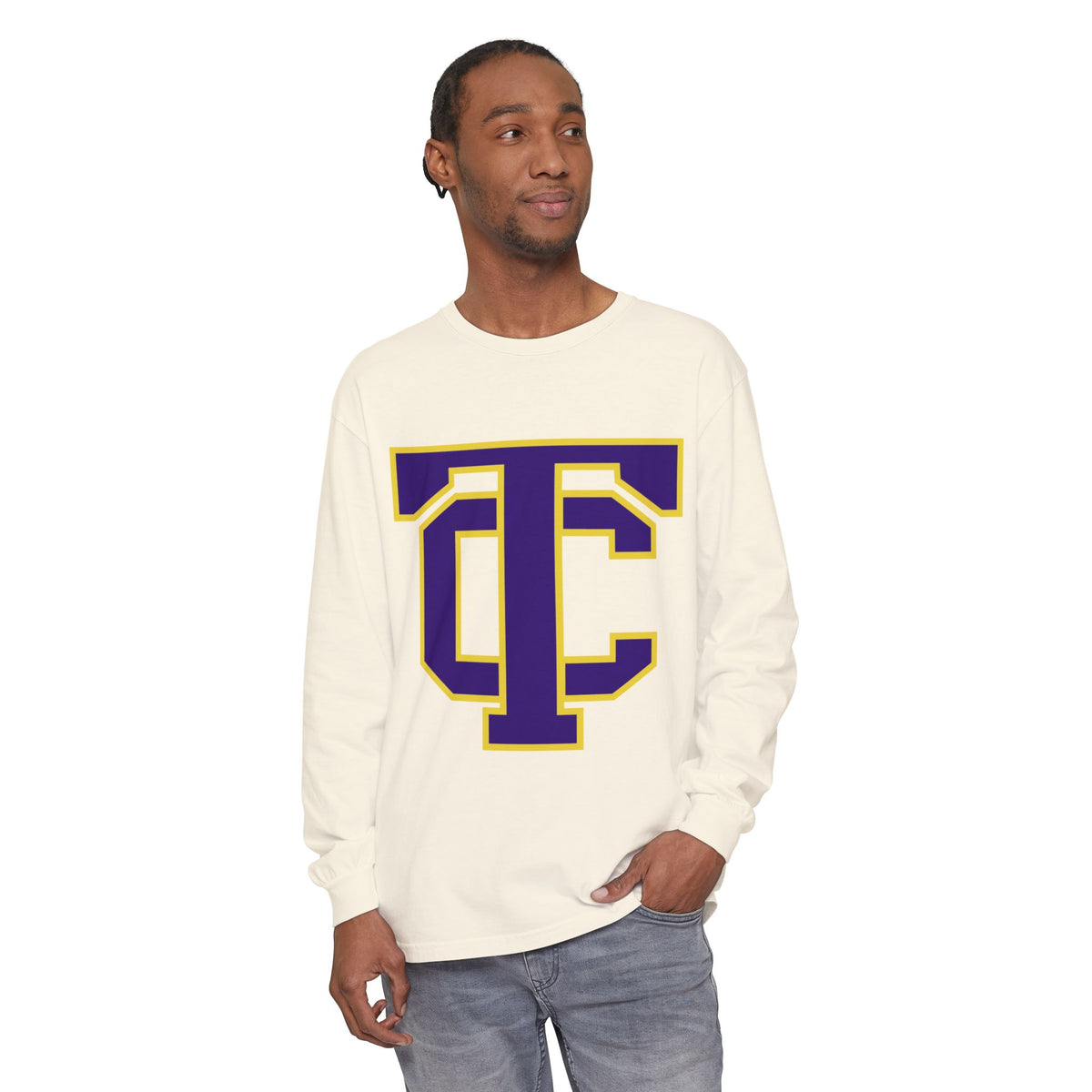 Garment-Dyed Long Sleeve Tee