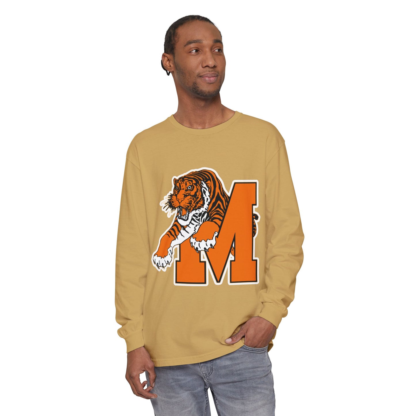 Garment-Dyed Long Sleeve Tee