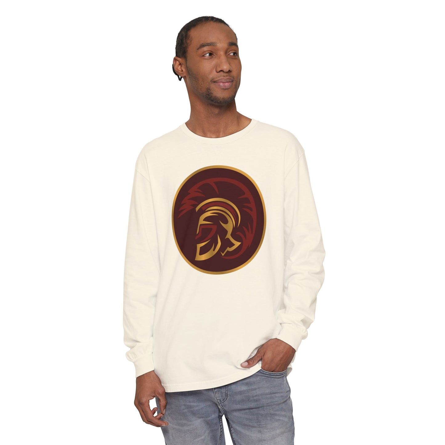 Garment-Dyed Long Sleeve Tee