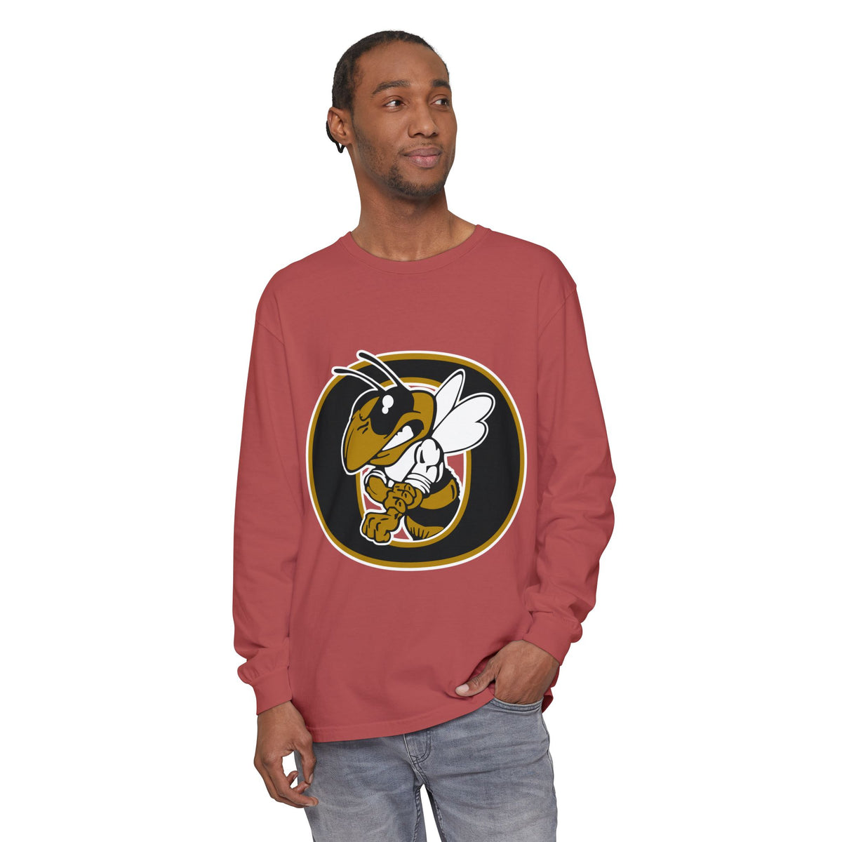 Garment-Dyed Long Sleeve Tee