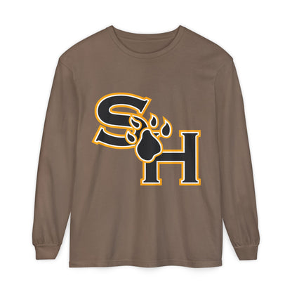 Garment-Dyed Long Sleeve Tee