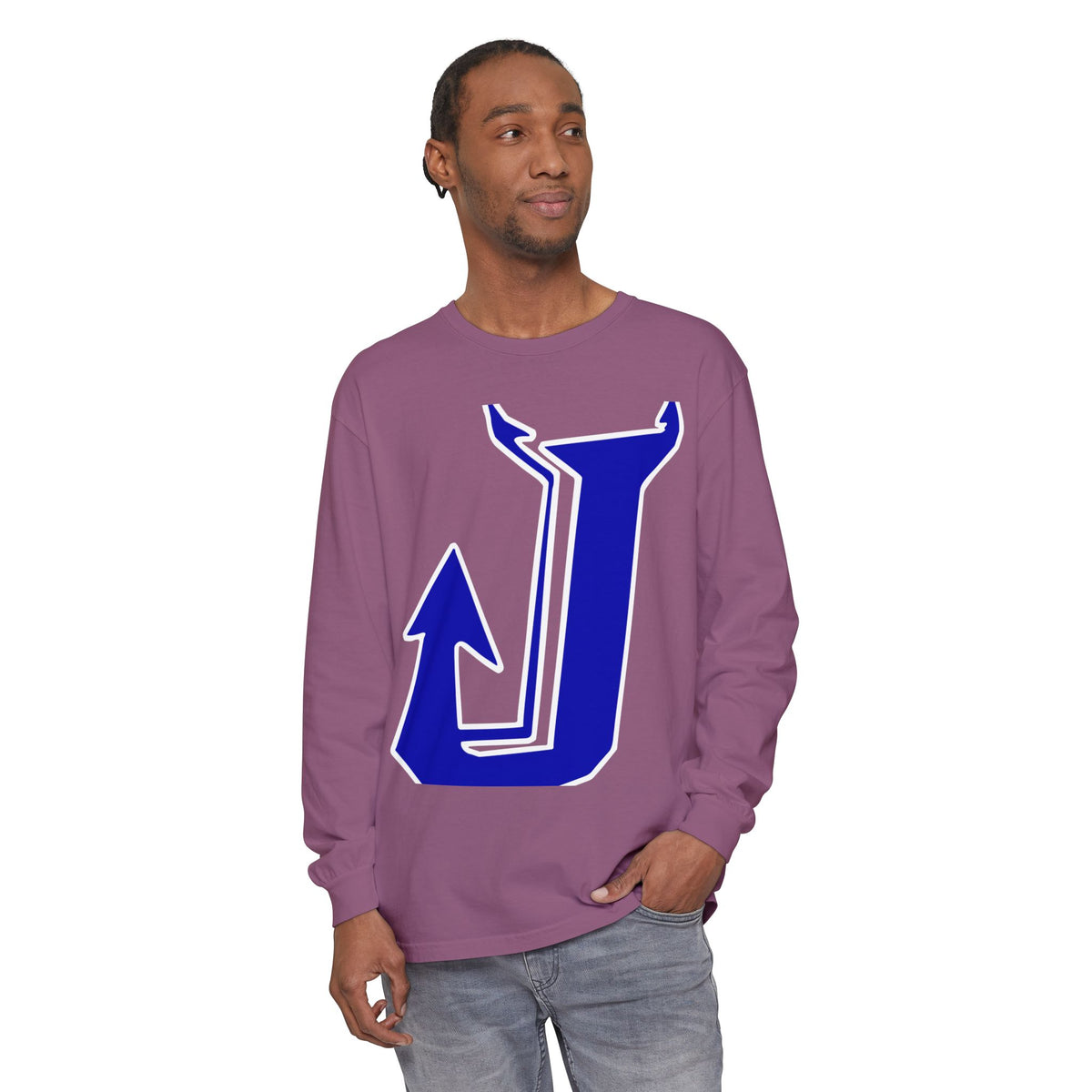 Garment-Dyed Long Sleeve Tee
