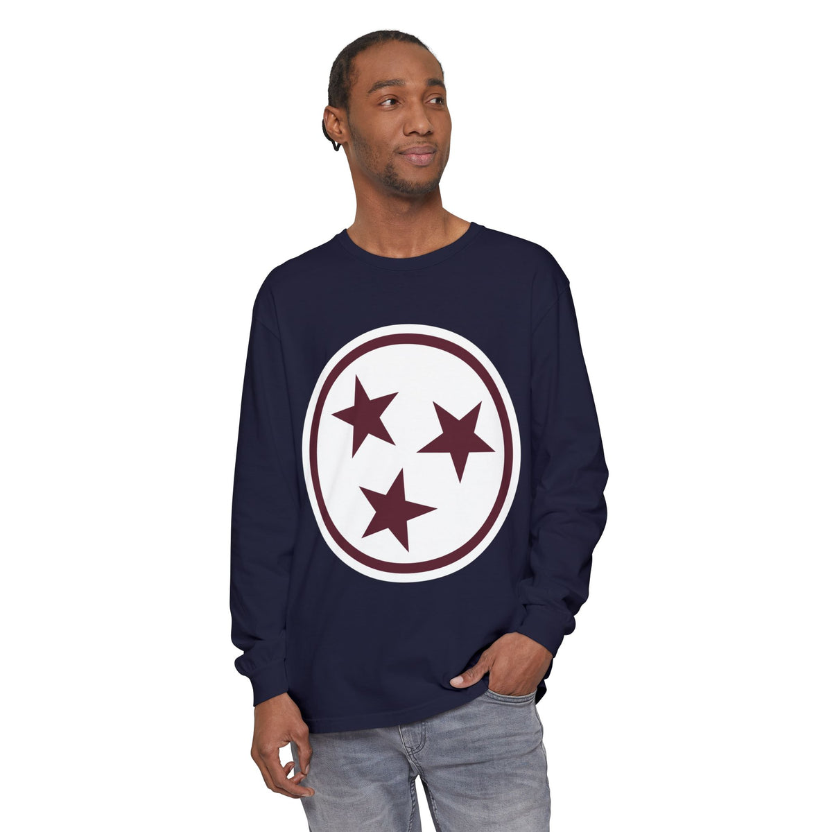 Garment-Dyed Long Sleeve Tee