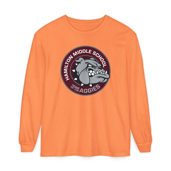 Garment-Dyed Long Sleeve Tee