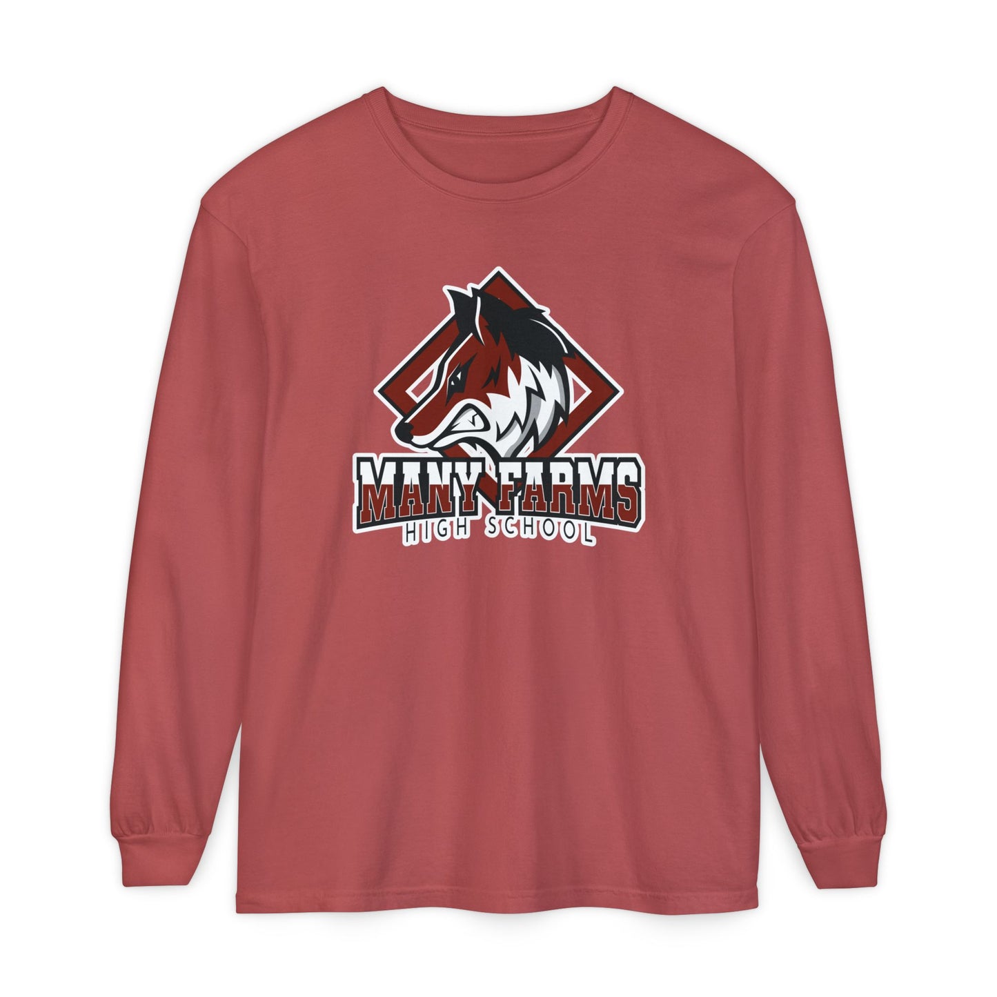 Garment-Dyed Long Sleeve Tee