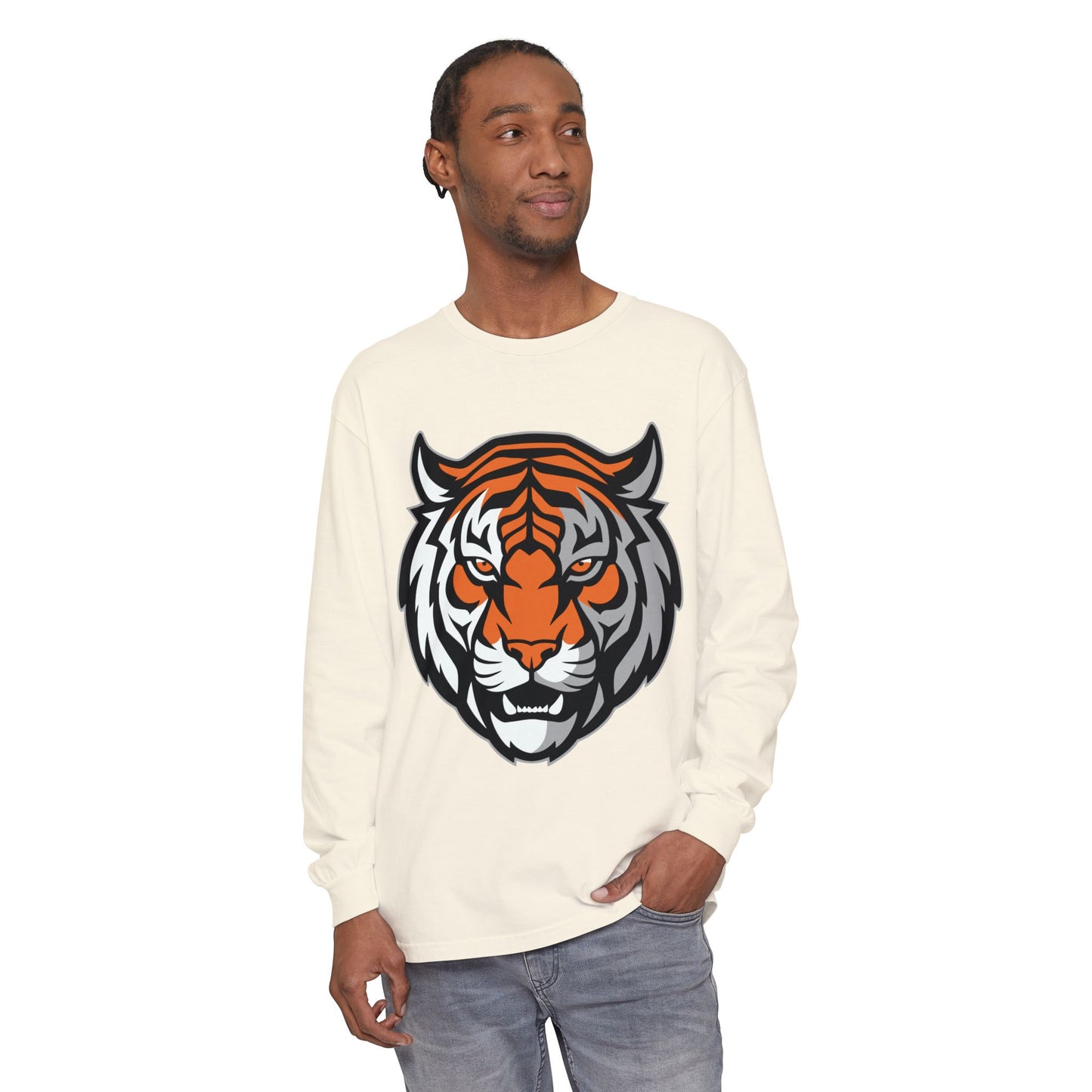 Garment-Dyed Long Sleeve Tee