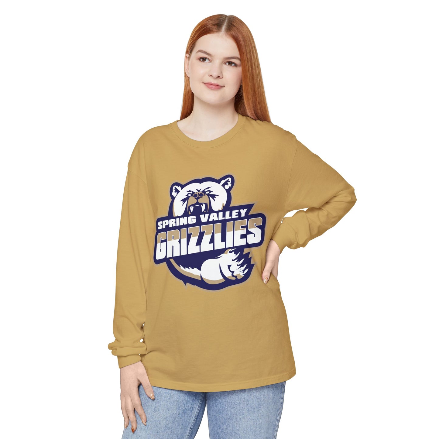 Garment-Dyed Long Sleeve Tee