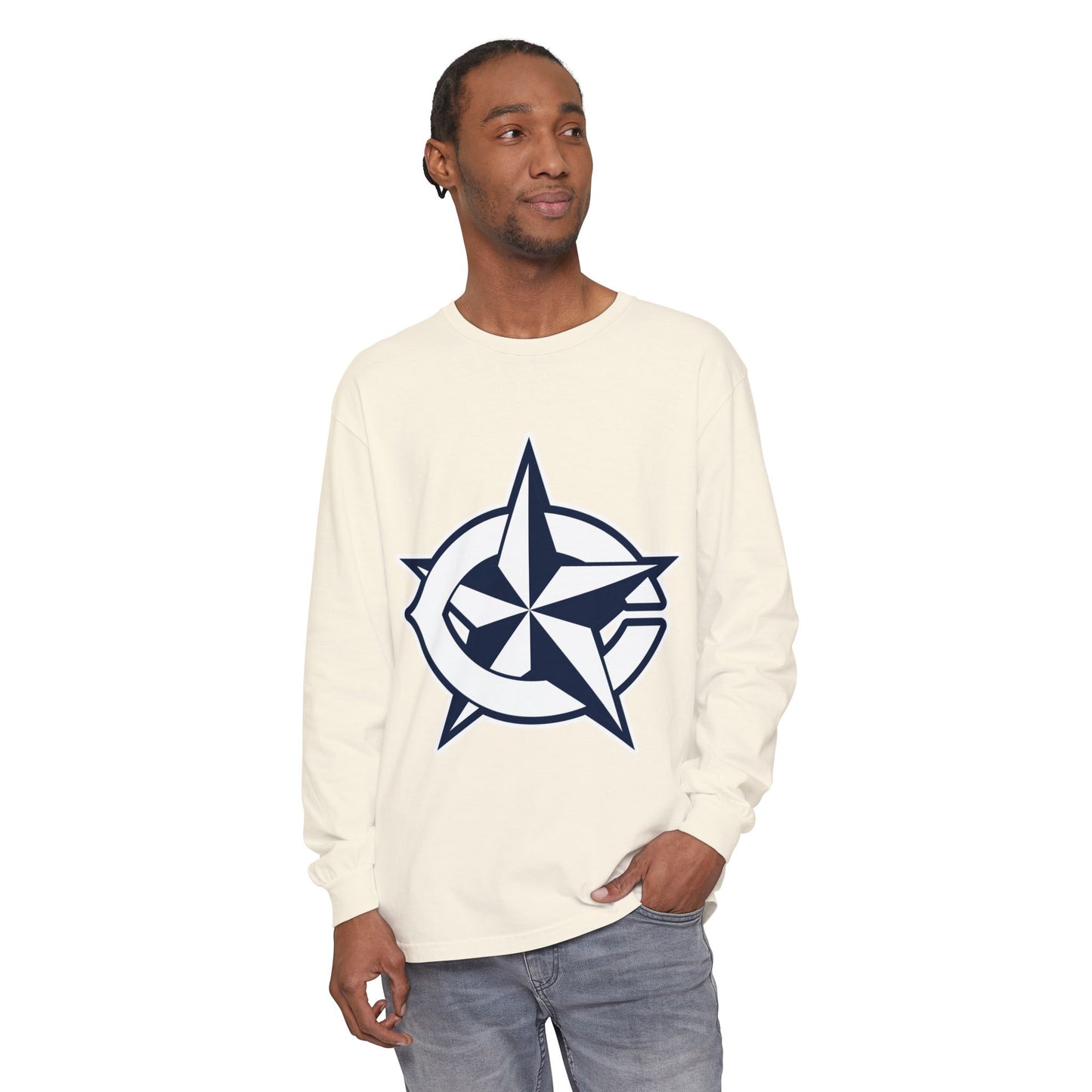 Garment-Dyed Long Sleeve Tee
