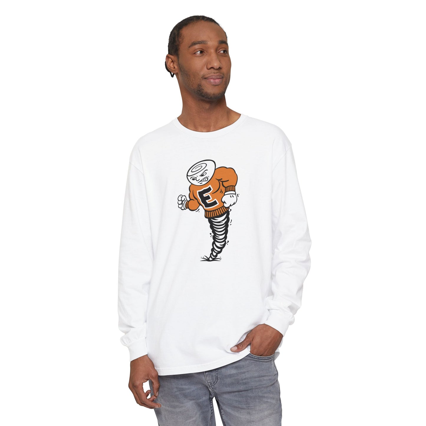 Garment-Dyed Long Sleeve Tee