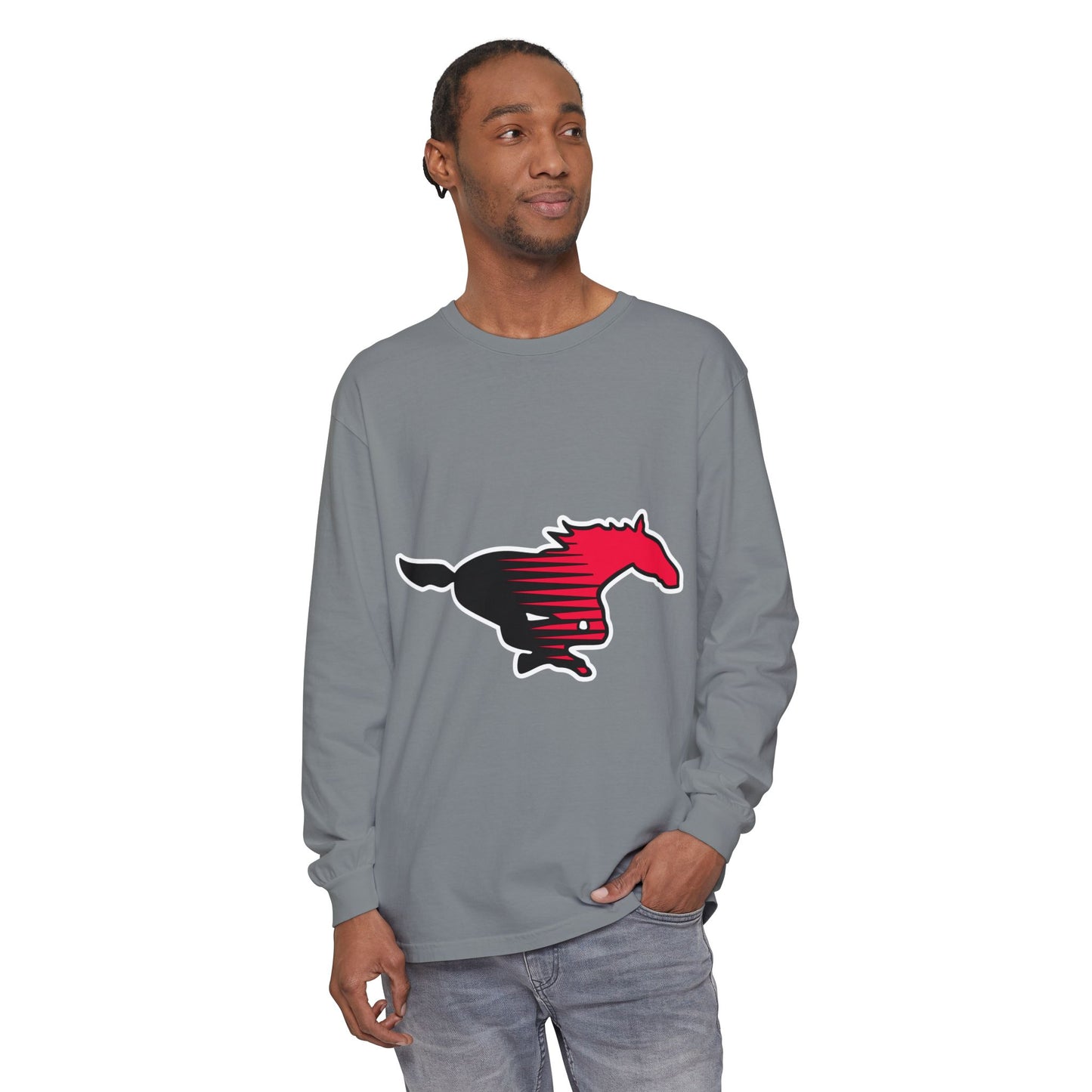 Garment-Dyed Long Sleeve Tee