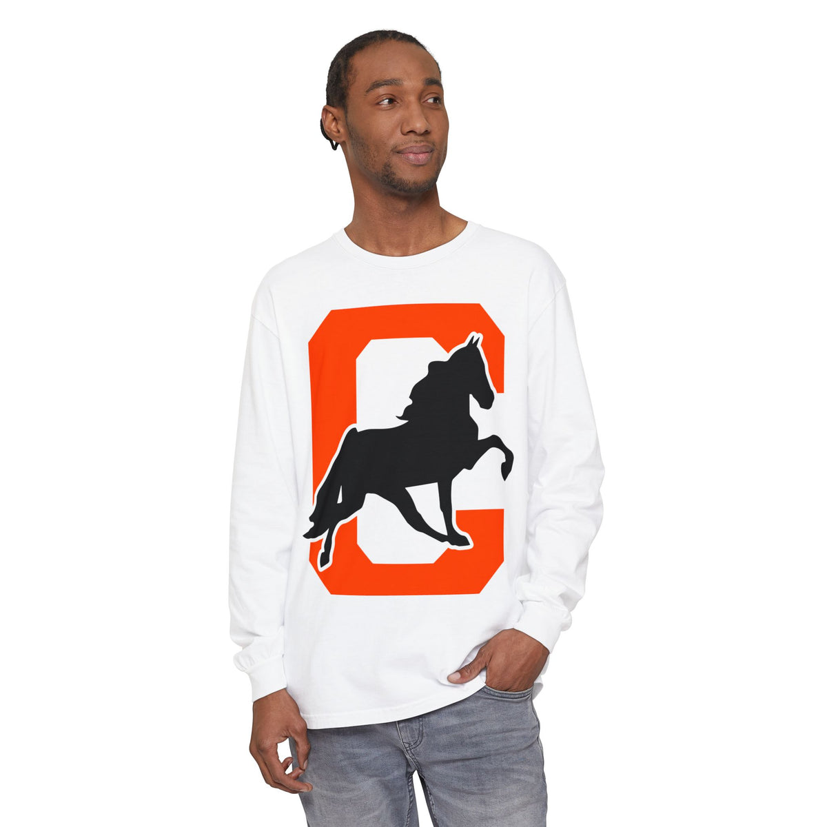 Garment-Dyed Long Sleeve Tee