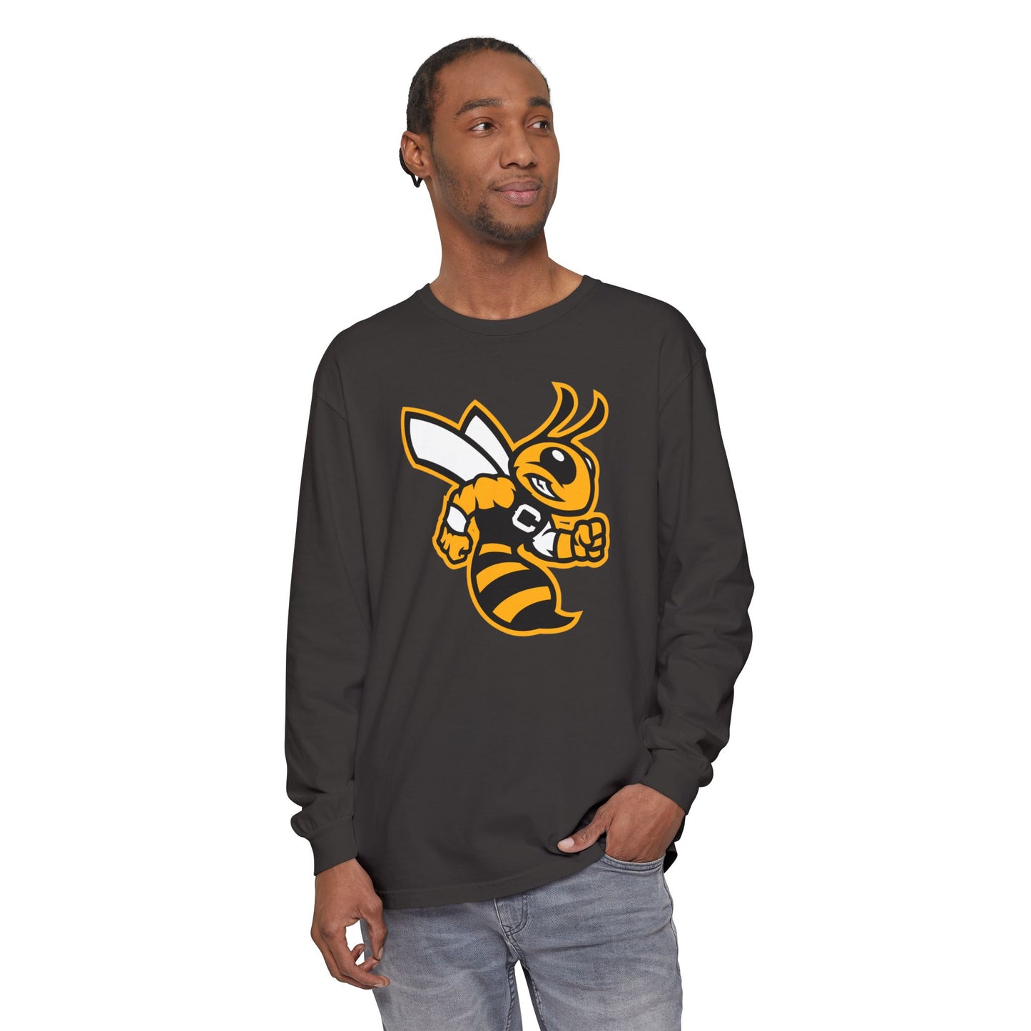 Garment-Dyed Long Sleeve Tee