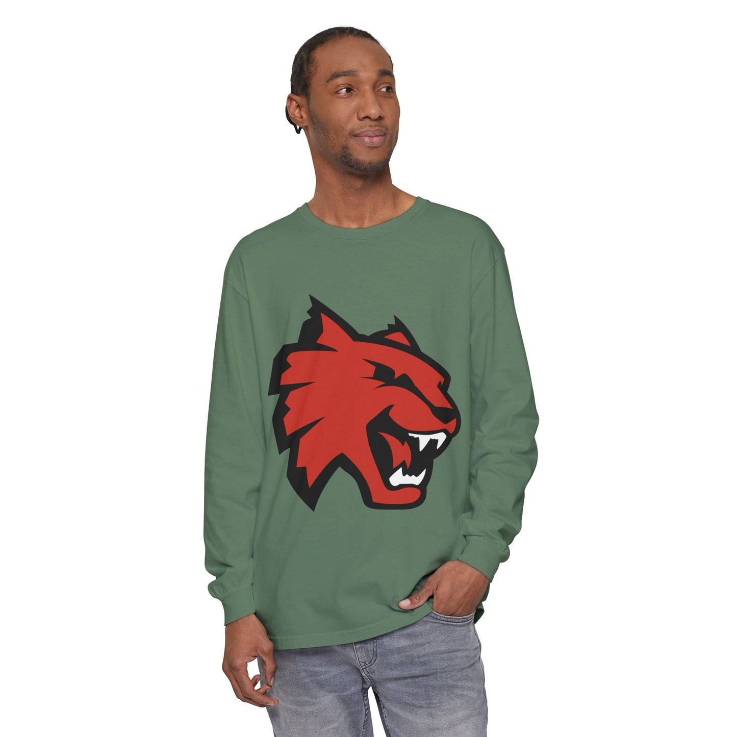 Garment-Dyed Long Sleeve Tee