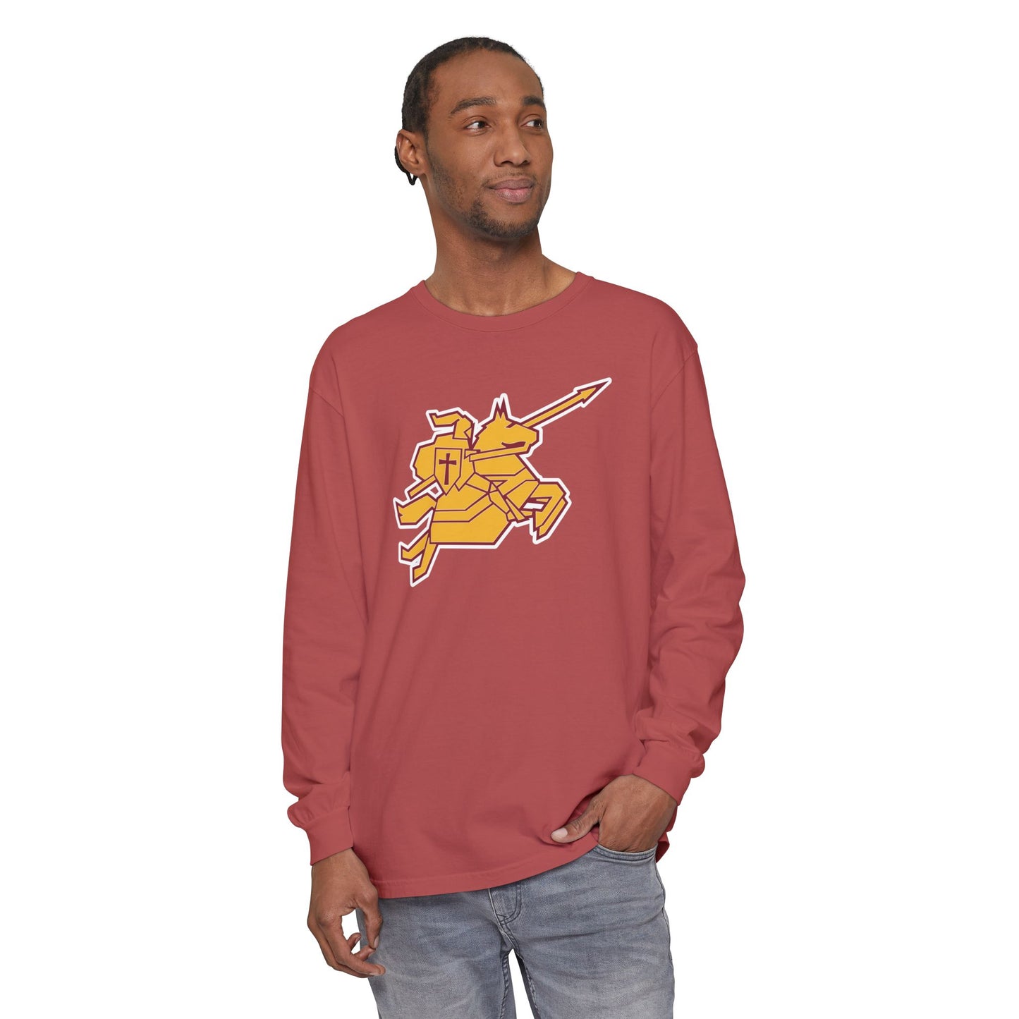 Garment-Dyed Long Sleeve Tee