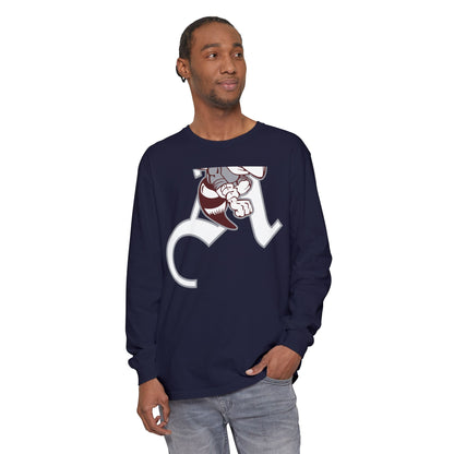 Garment-Dyed Long Sleeve Tee