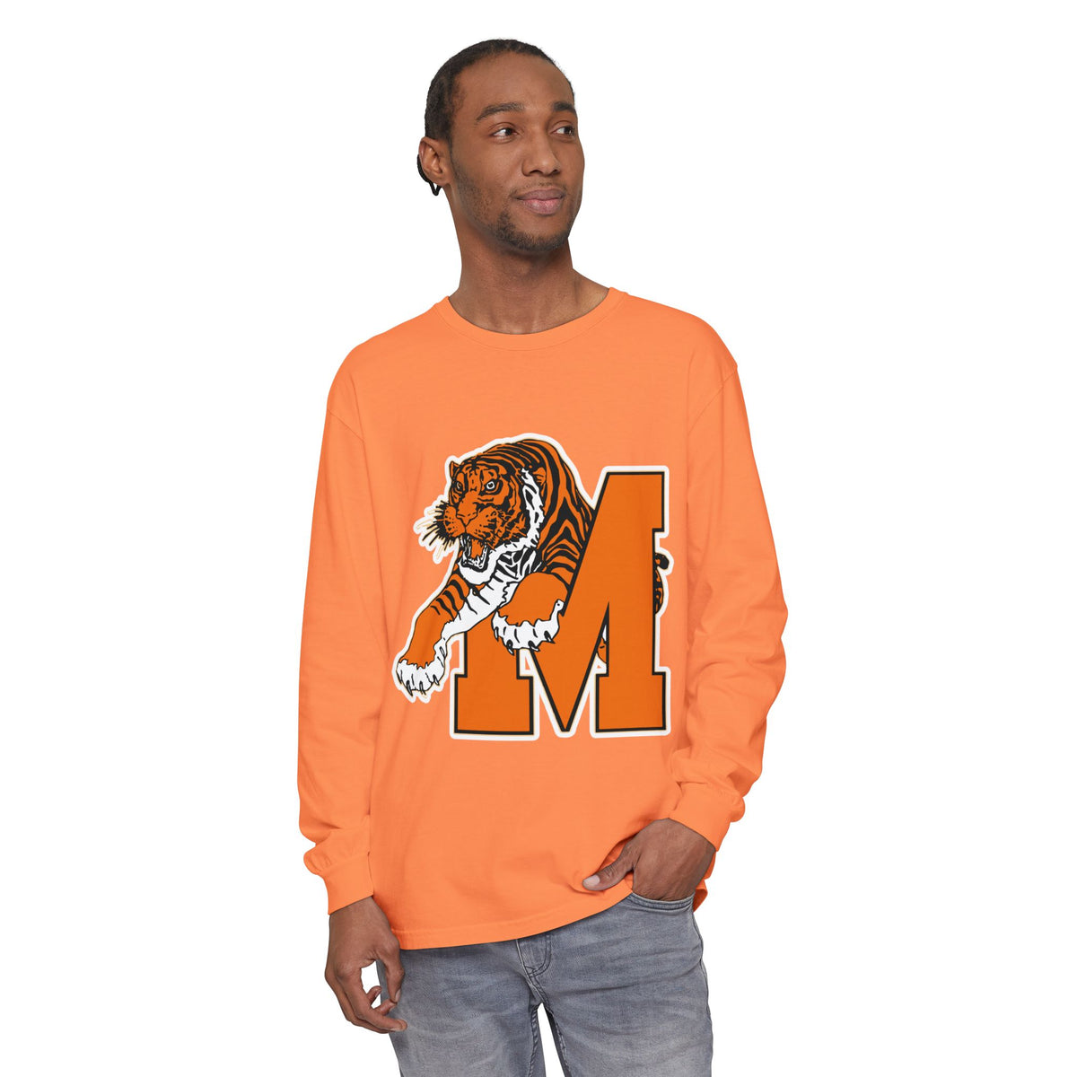Garment-Dyed Long Sleeve Tee