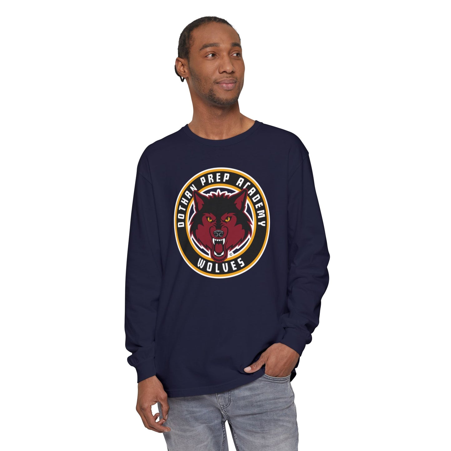 Garment-Dyed Long Sleeve Tee