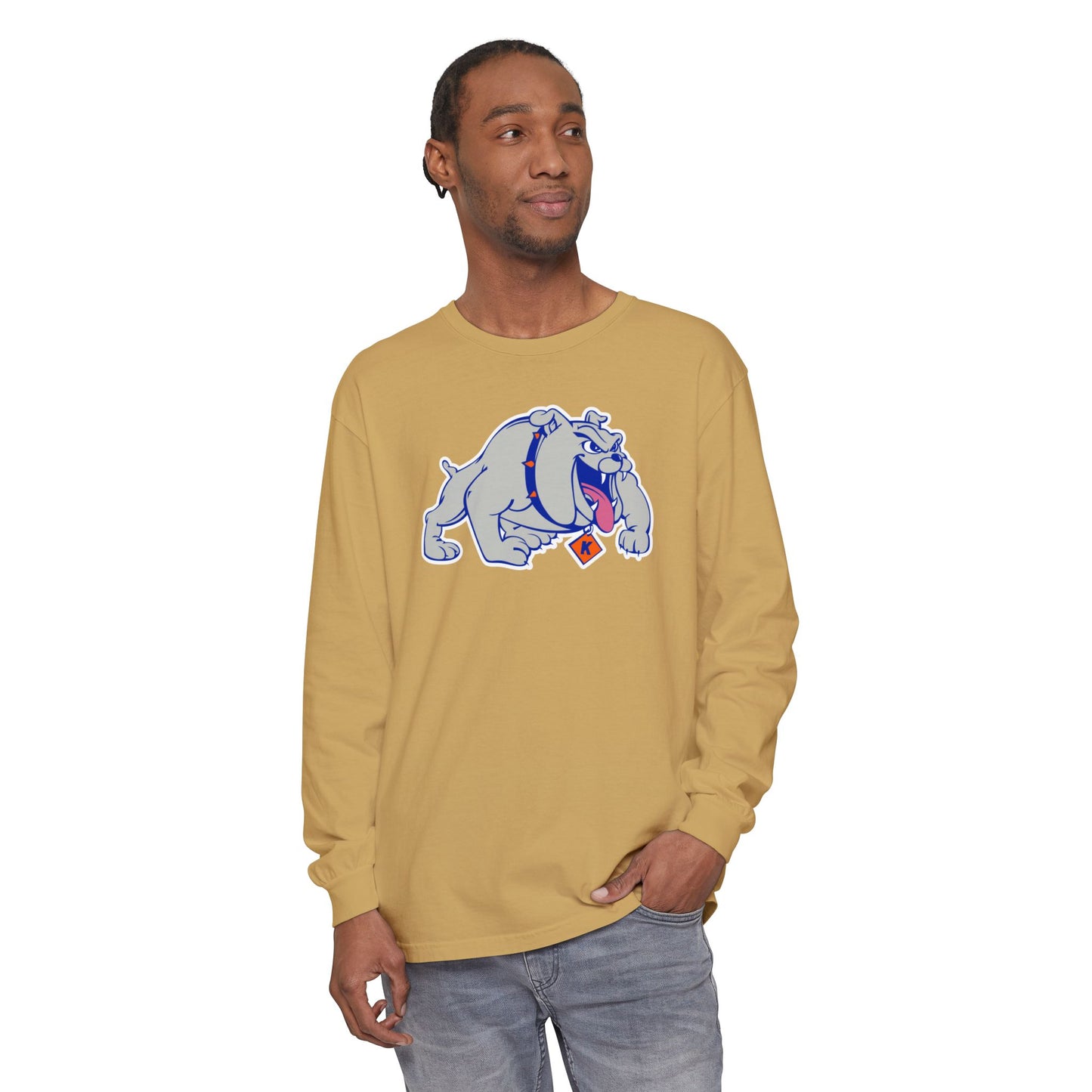 Garment-Dyed Long Sleeve Tee